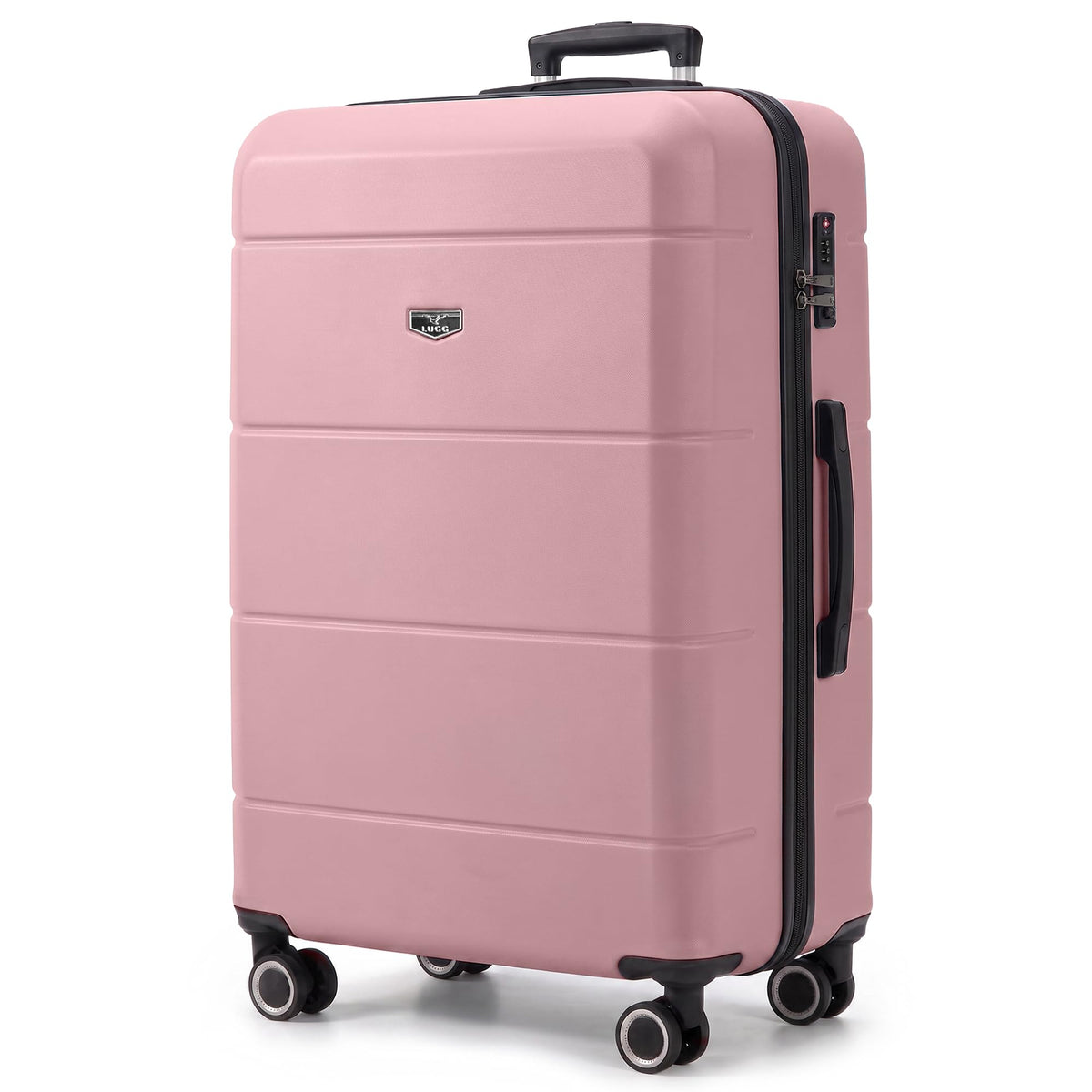 LUGG Jetset 40cm Suitcase 40x30x20cm, Ryanair Compatible Underseat Size, Hard Shell ABS, Spinner with Removable Wheels, Lightweight Travel Luggage, 1 Year Warranty