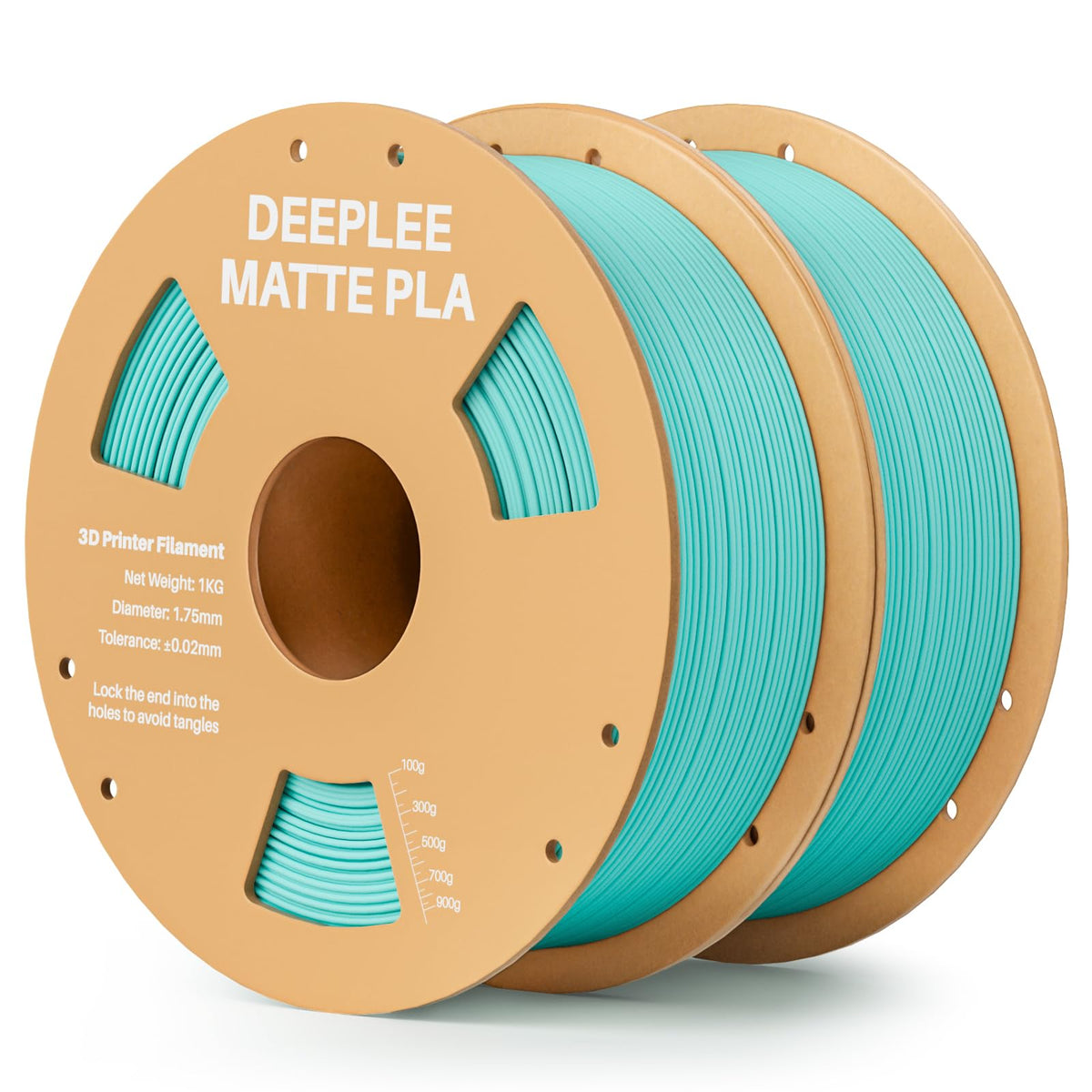 DEEPLEE Matte PLA Filament 1.75mm Matte White 1kg