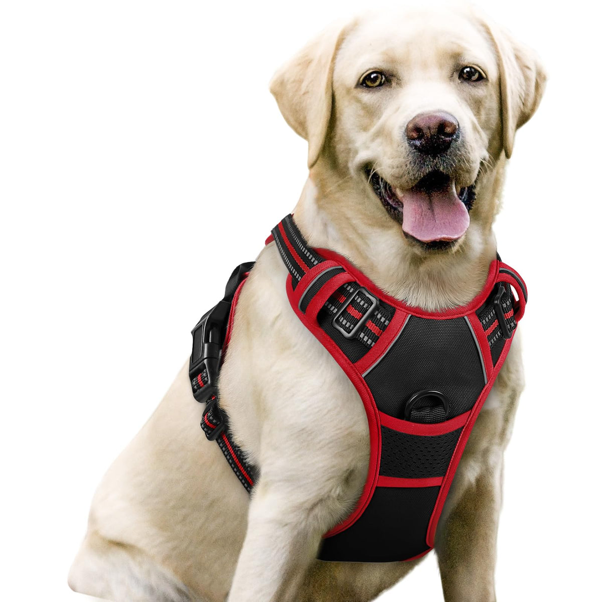 rabbitgoo Dog Harness Large Dog, No Pull Vest with Front Clip & Handle