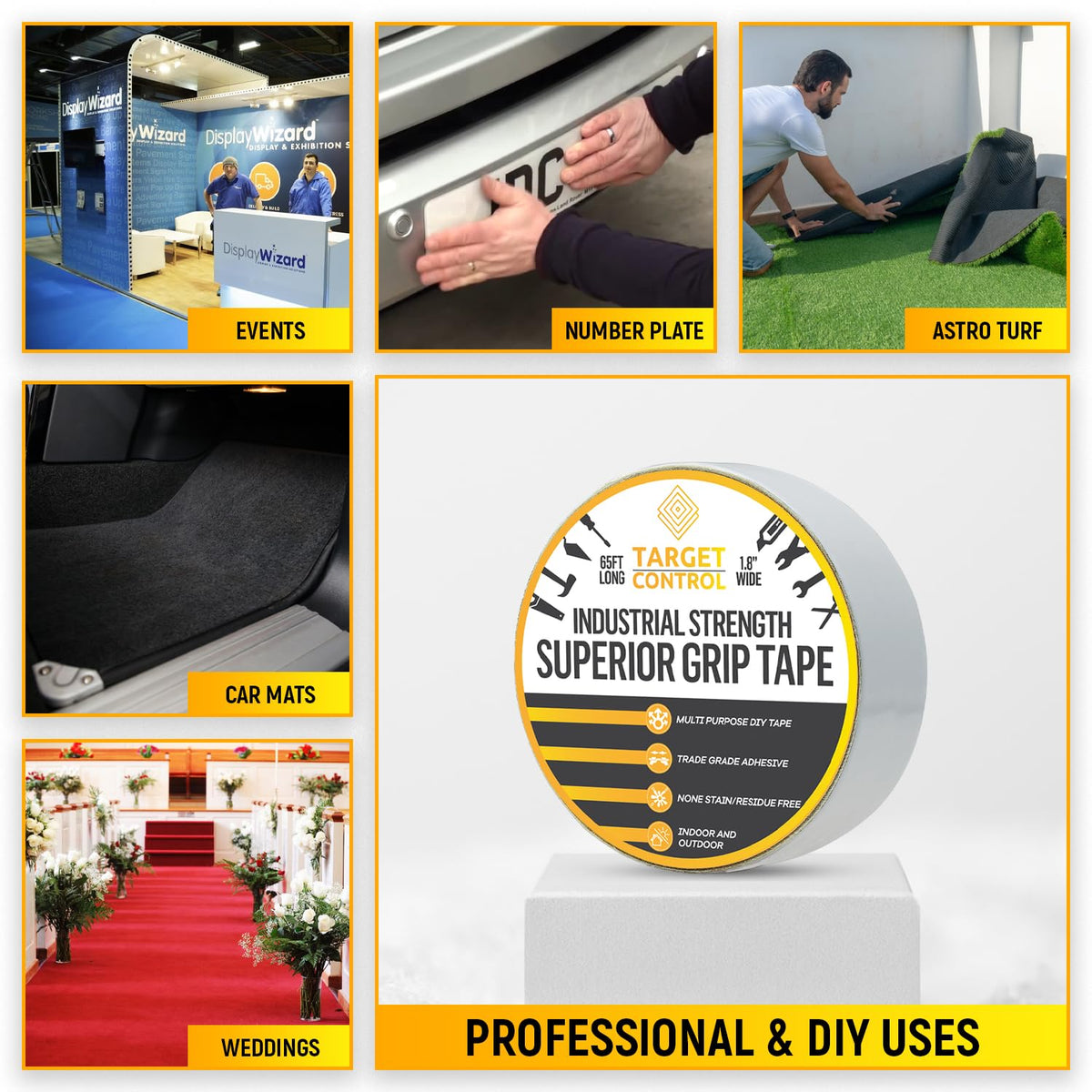 Double Sided Carpet Tape Heavy Duty Rug Gripper 50ft