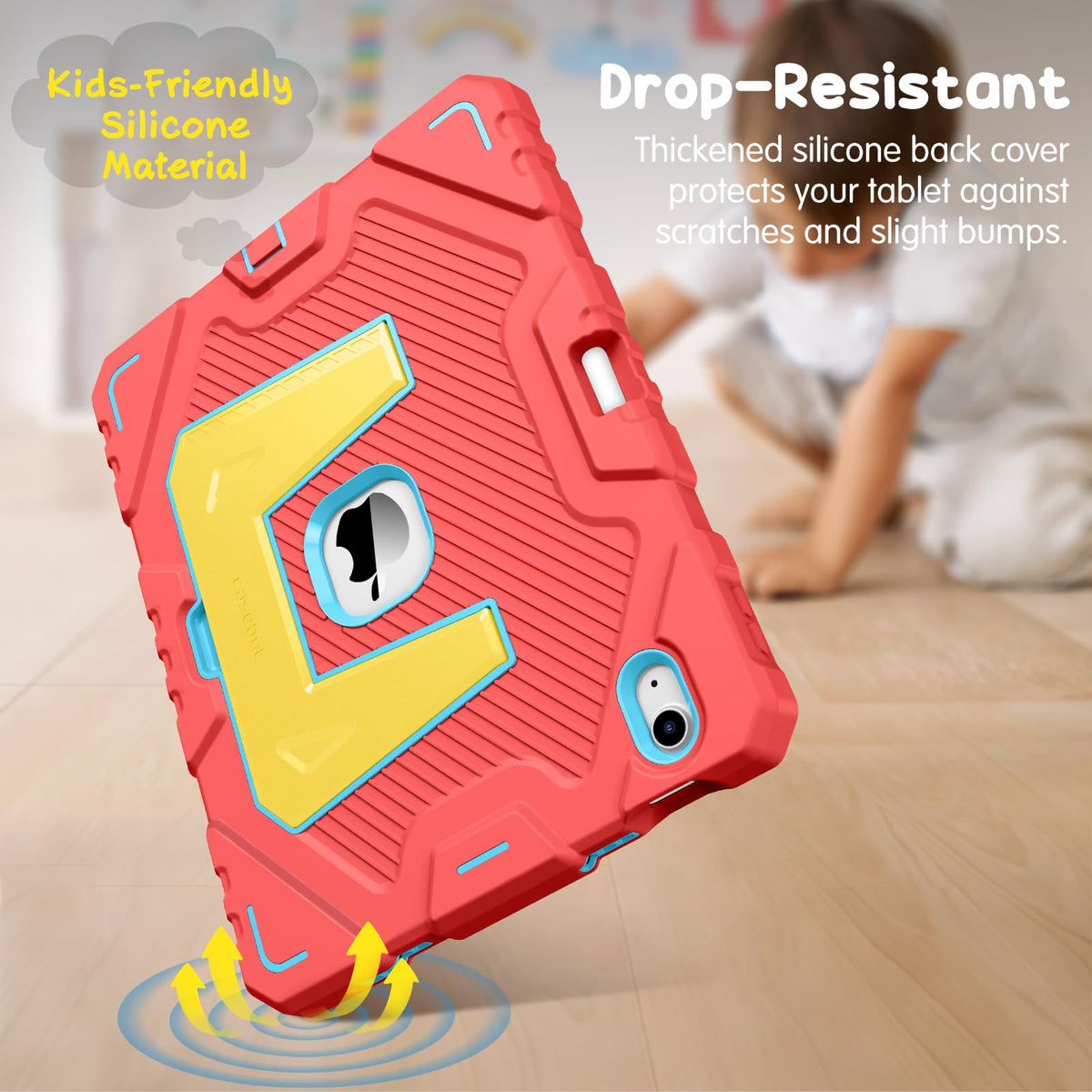 FINTIE Kid-Friendly Case for iPad (A16) 11th Gen 11 Inch, iPad 10th Gen