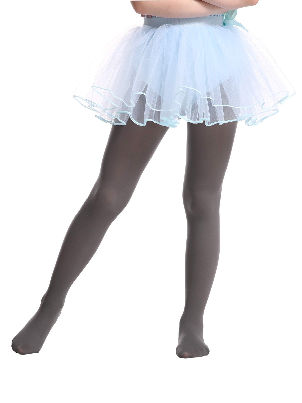 EVERSWE Girls Semi Opaque Tights, 40D Microfiber Tights