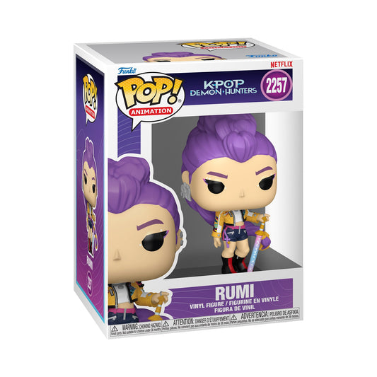 Funko Pop KPop Demon Hunters — Rumi Collectible Vinyl Figure | Official Netflix Merchandise
