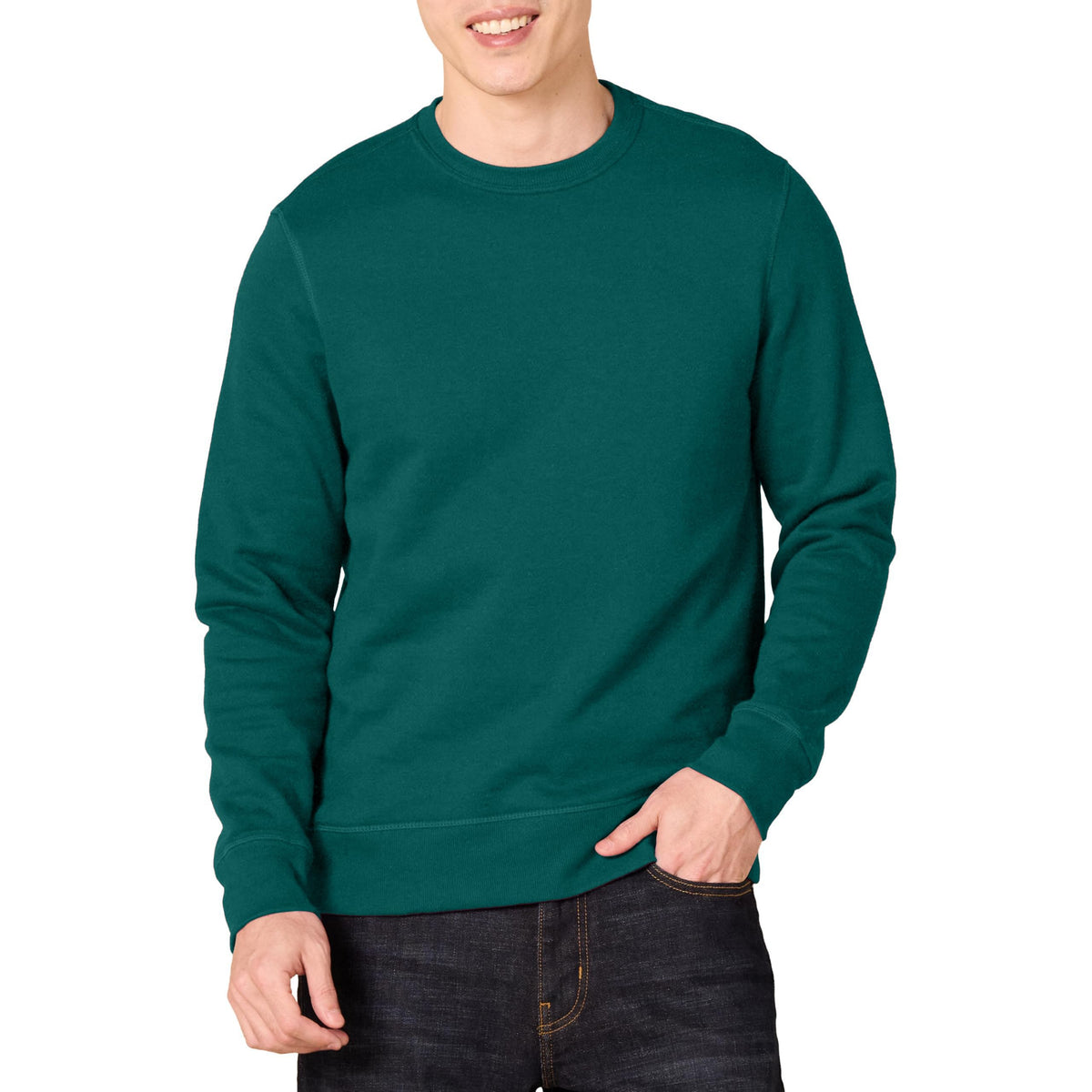 Amazon Essentials Men's Fleece Crew Neck Sweatshirt (Available in Big & Tall)