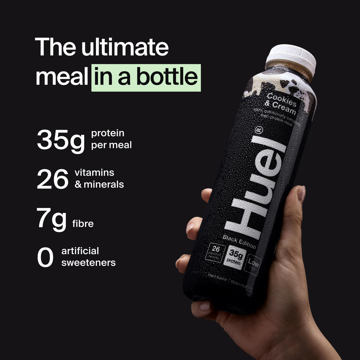 Huel Black Edition RTD | 12x500ml 35g Protein | Chocolate