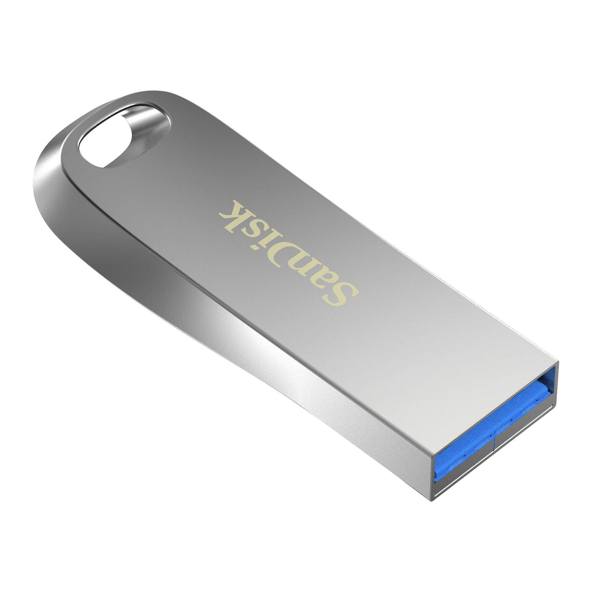 SanDisk Ultra Luxe 128 GB USB Flash Drive USB 3.1 up to 150 MB/s, Silver (Pack of 5)
