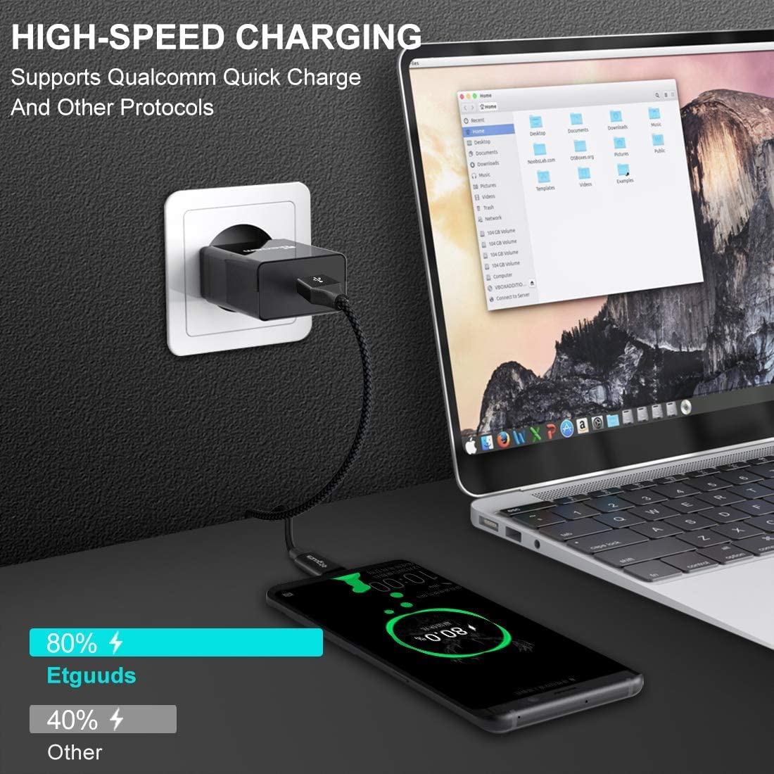 etguuds Extra-Long USB C Charger Cable 3M, USB A to USB C Cable