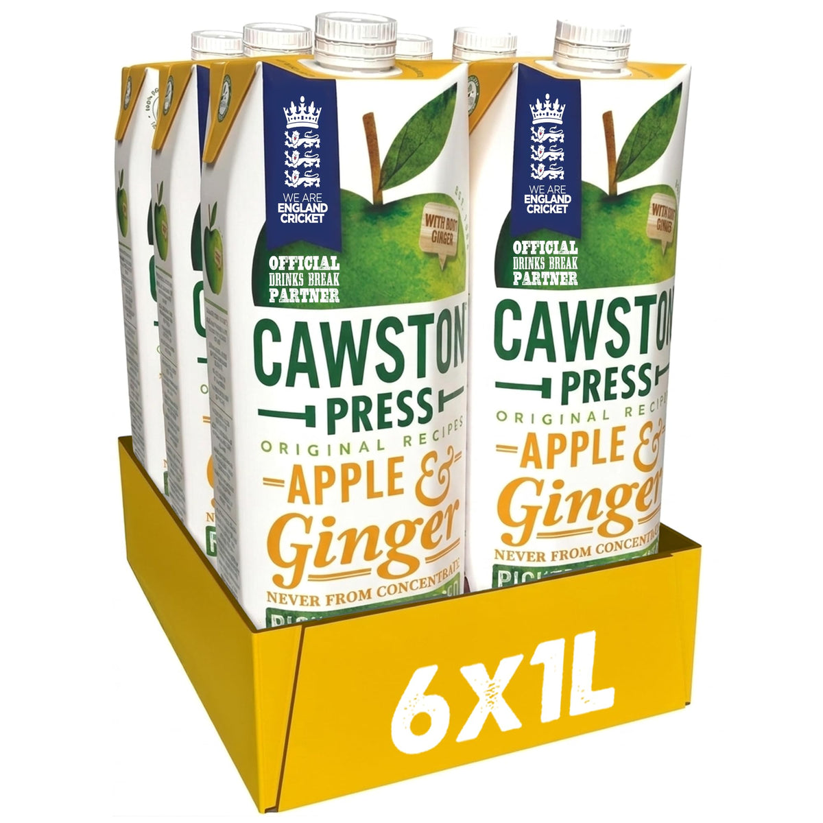 Cawston Press Brilliant Beetroot Pressed Juice 1 litre (Pack of 6) - Pure Pressed Beetroot, Vegan, No Added Sugar
