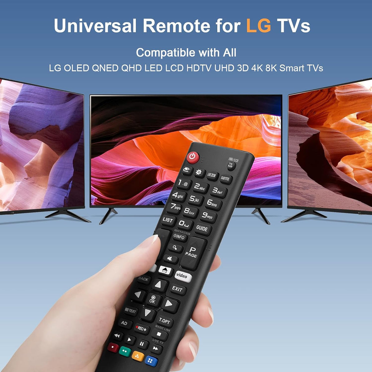 Universal Remote Control Replacement for LG All Smart TV
