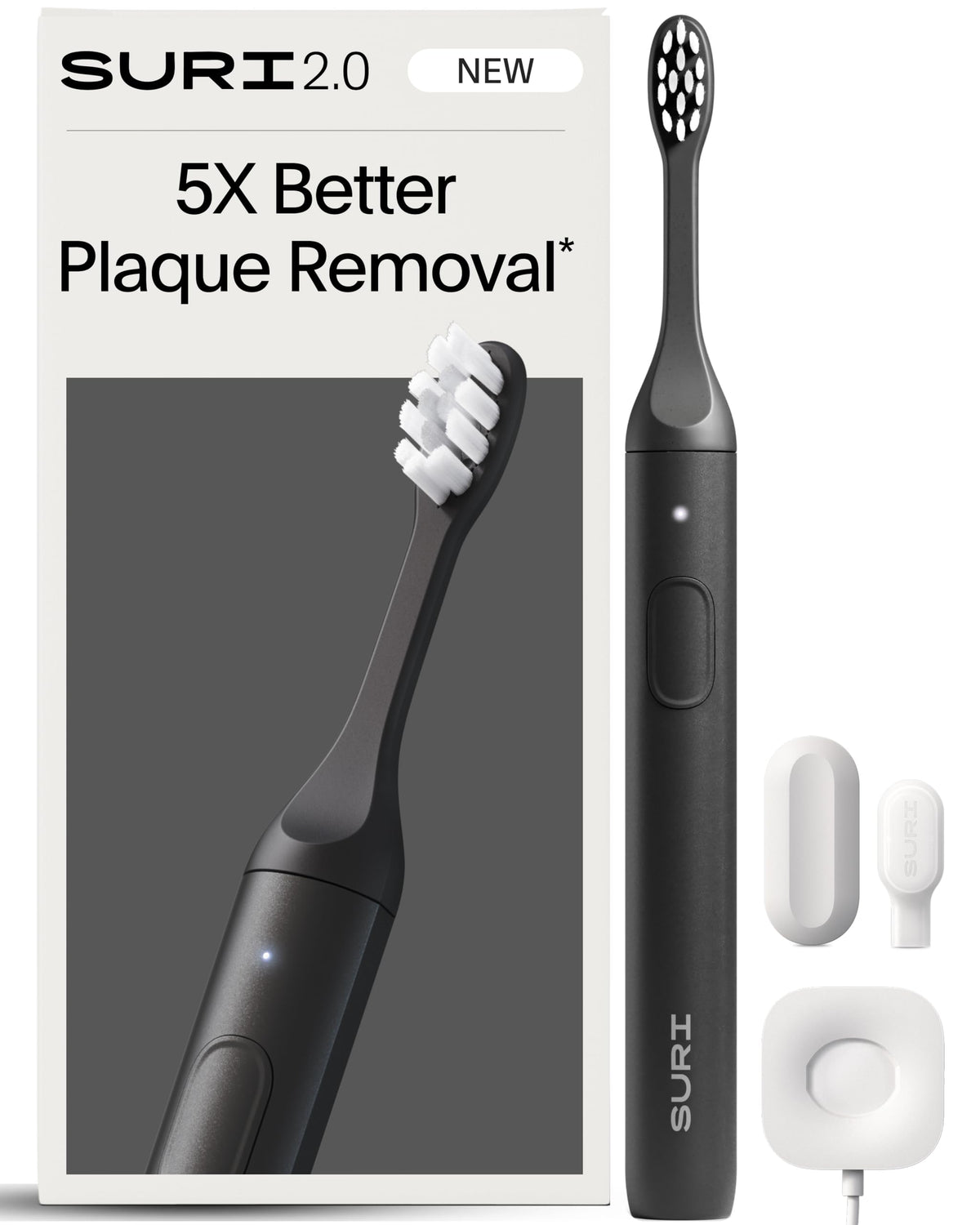 SURI Recyclable Electric Toothbrush Heads | Core & Pro Compatible | Long Lasting Replacement Heads | Pack of 3 | Winter Fern