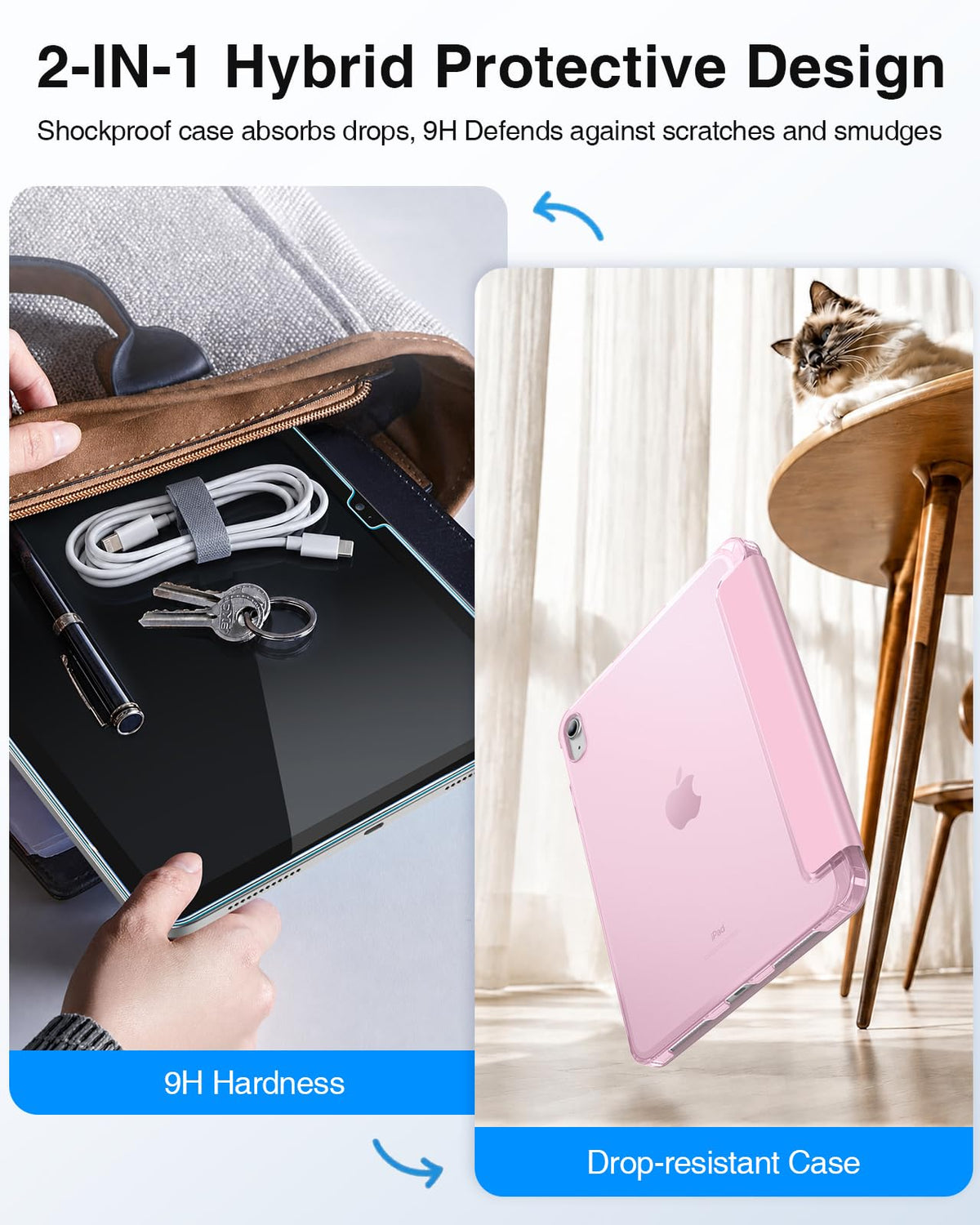 FINTIE Case & Screen Protector Set for iPad A16 11th/10th Gen 11/10.9 Inch