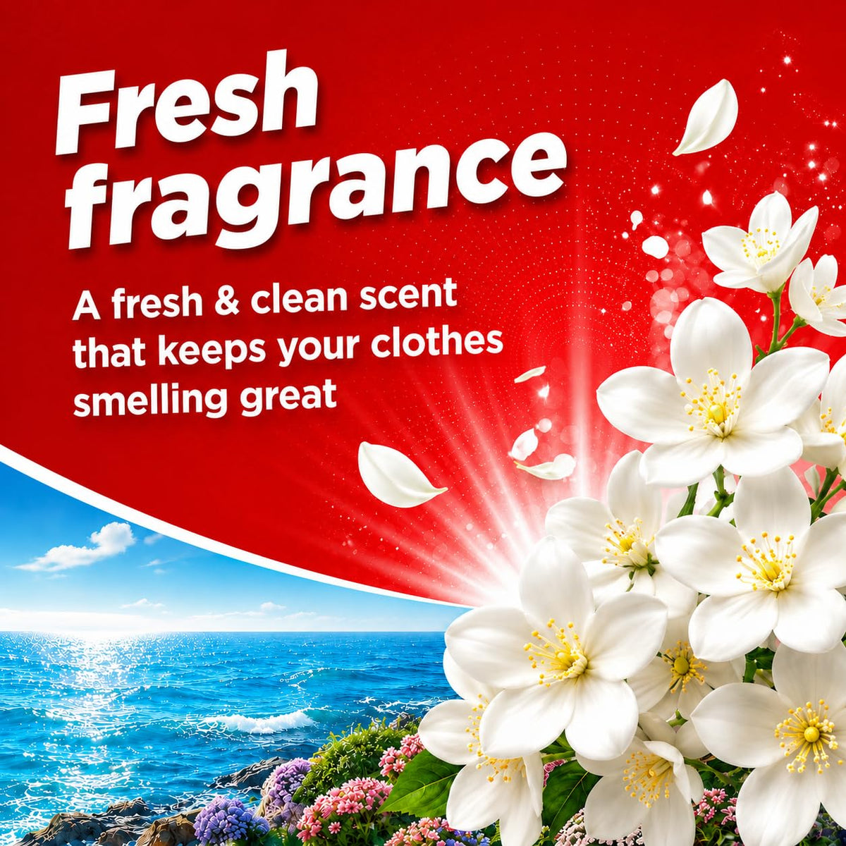 Daz Cherry Blossom Washing Powder 120 Washes, Bio Laundry Detergent