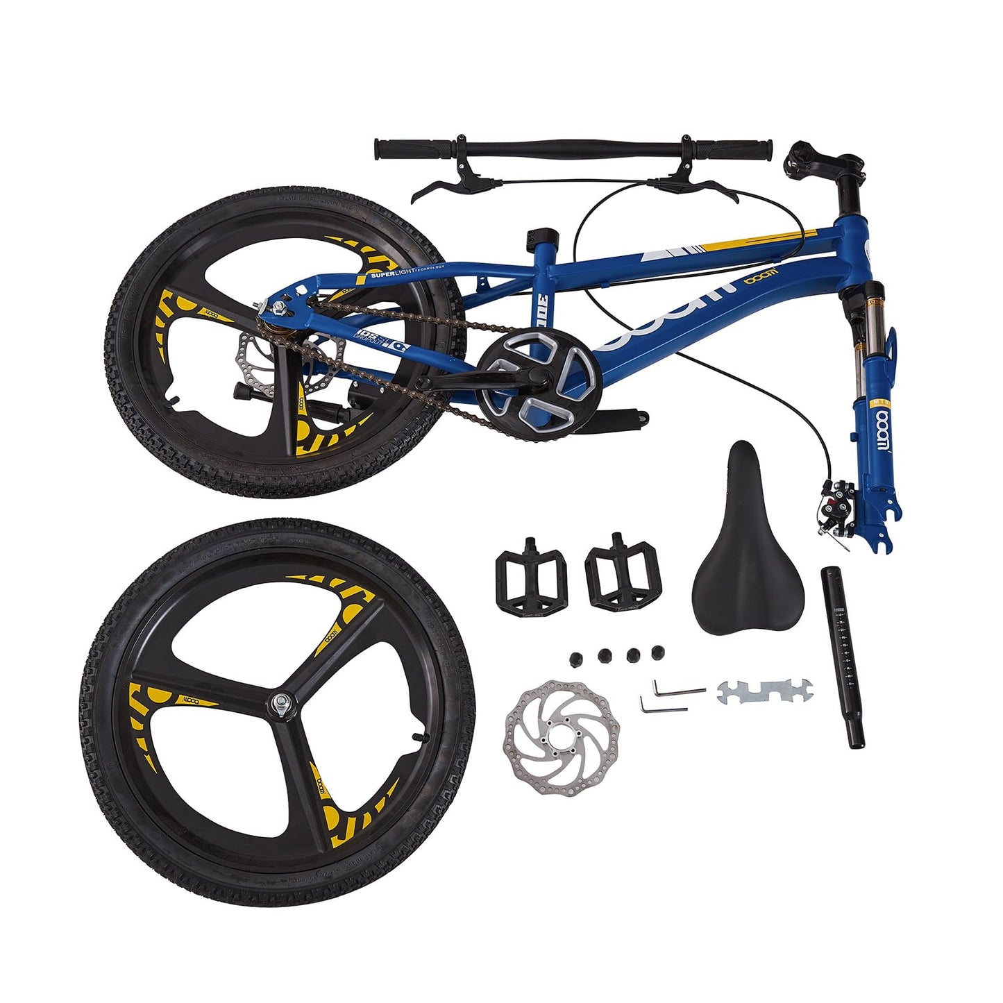 BSTSEL Kids Bike 18" 20" 22" 24" Inch Youth Bike Shock Absorber Bike,12.25-Inch Frame,V-Brakes,Suitable for 9-14 Year Old Boys and Girls Mountain Bikes Pink Blue Bicycle