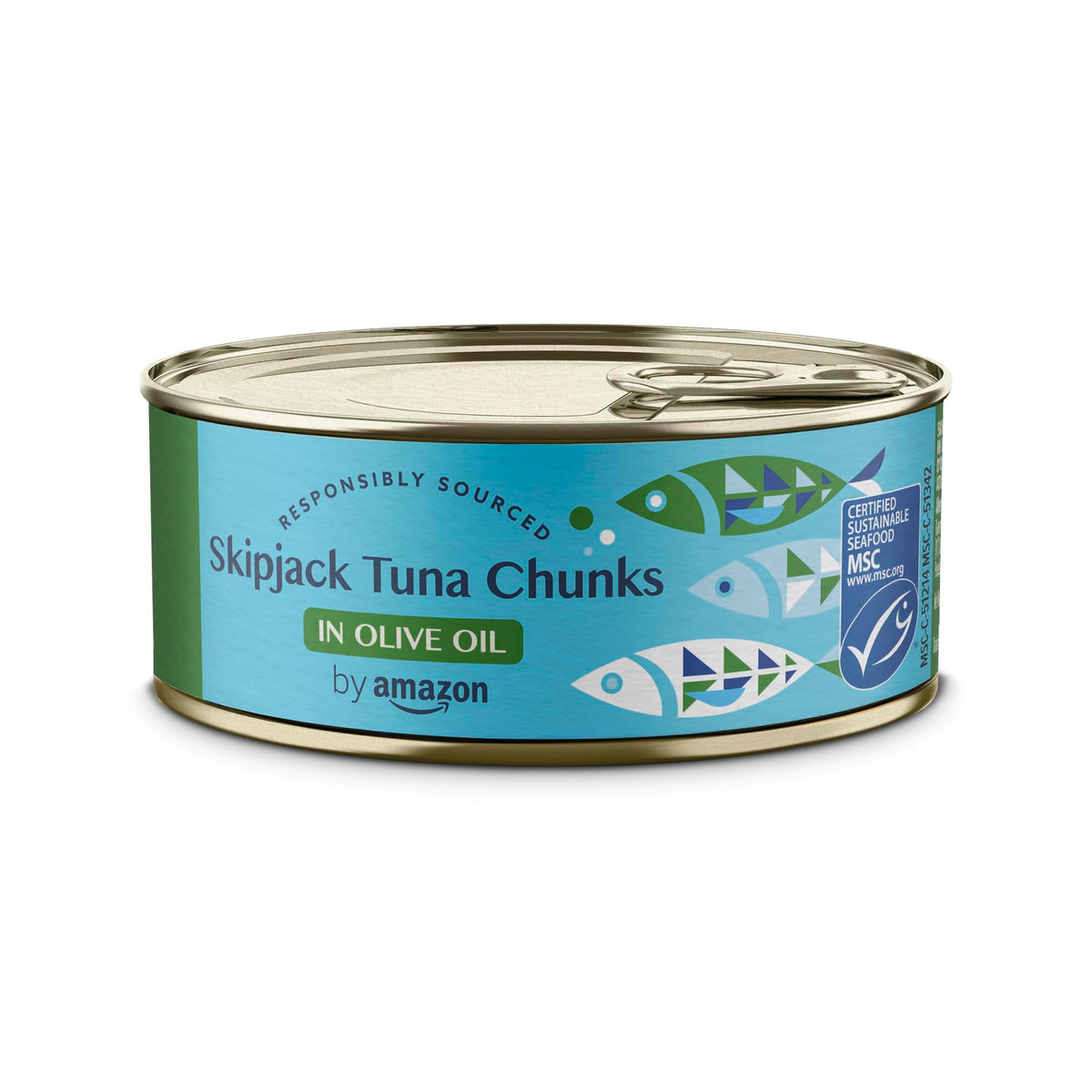 by Amazon MSC Skipjack Tuna Chunks in Spring Water, 4x145g