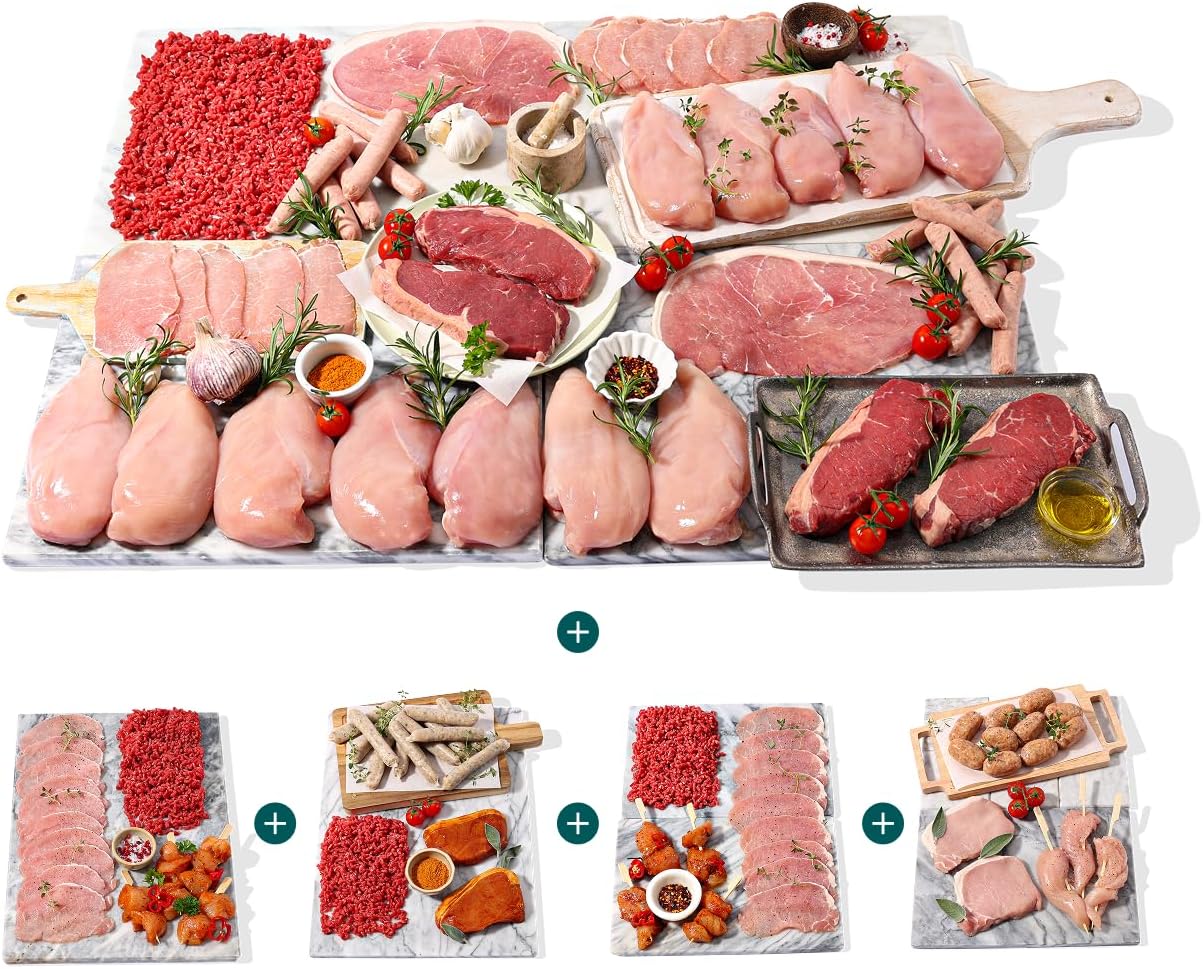 Buy 1 Meat Hamper & claim 4 Hampers | Muscle Building Friendly | 7.7kg of Lean Meat | Makes 57 Meals | Freezer Friendly |