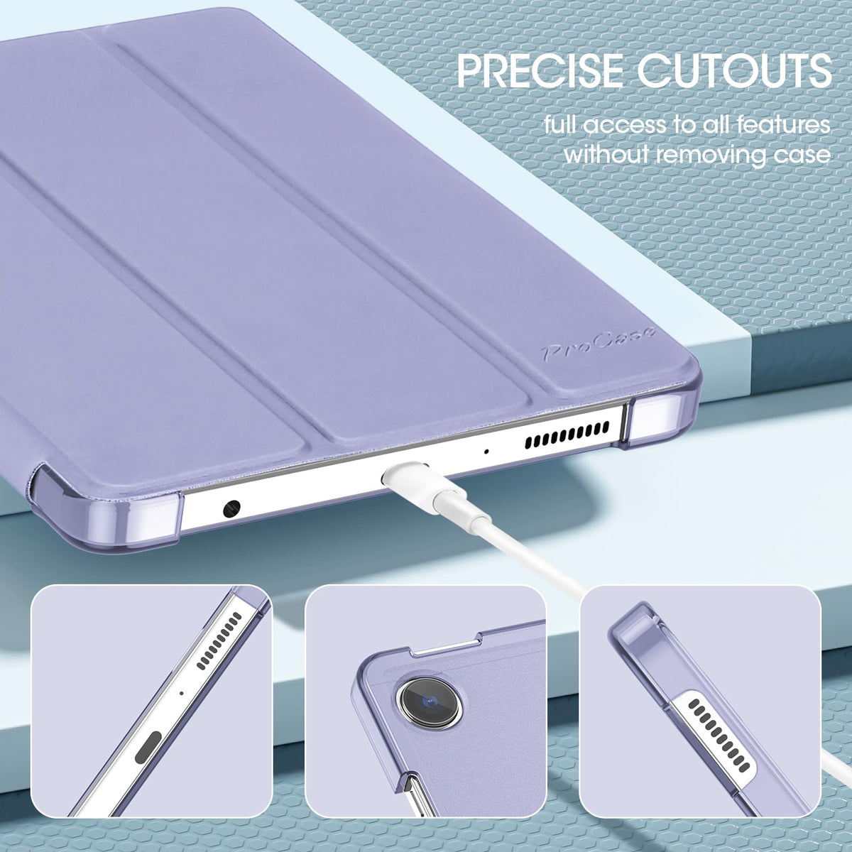 ProCase Slim Case for Galaxy Tab A11 8.7" (2025) / A9 (2023) 8.7", Navy