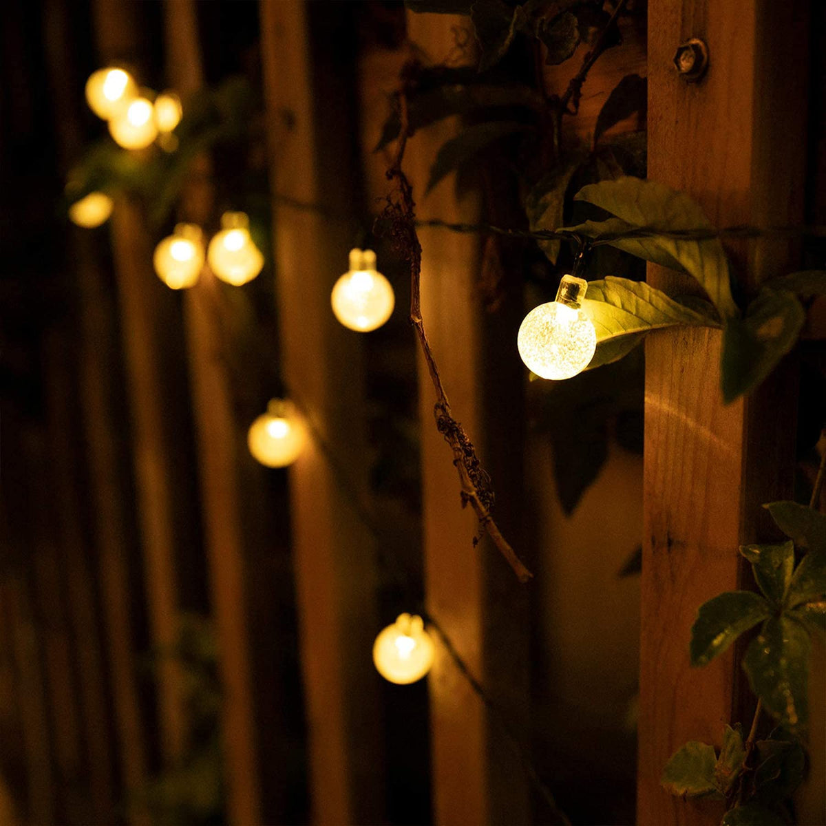 Lezonic Solar String Lights Outdoor, 50LED 7M/23Ft Solar Fairy Lights