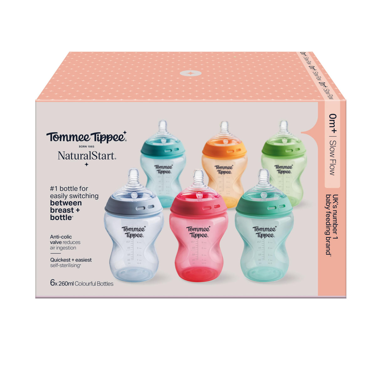Tommee Tippee Natural Start Baby Bottle Breast-Like Teat 0m+ 260ml