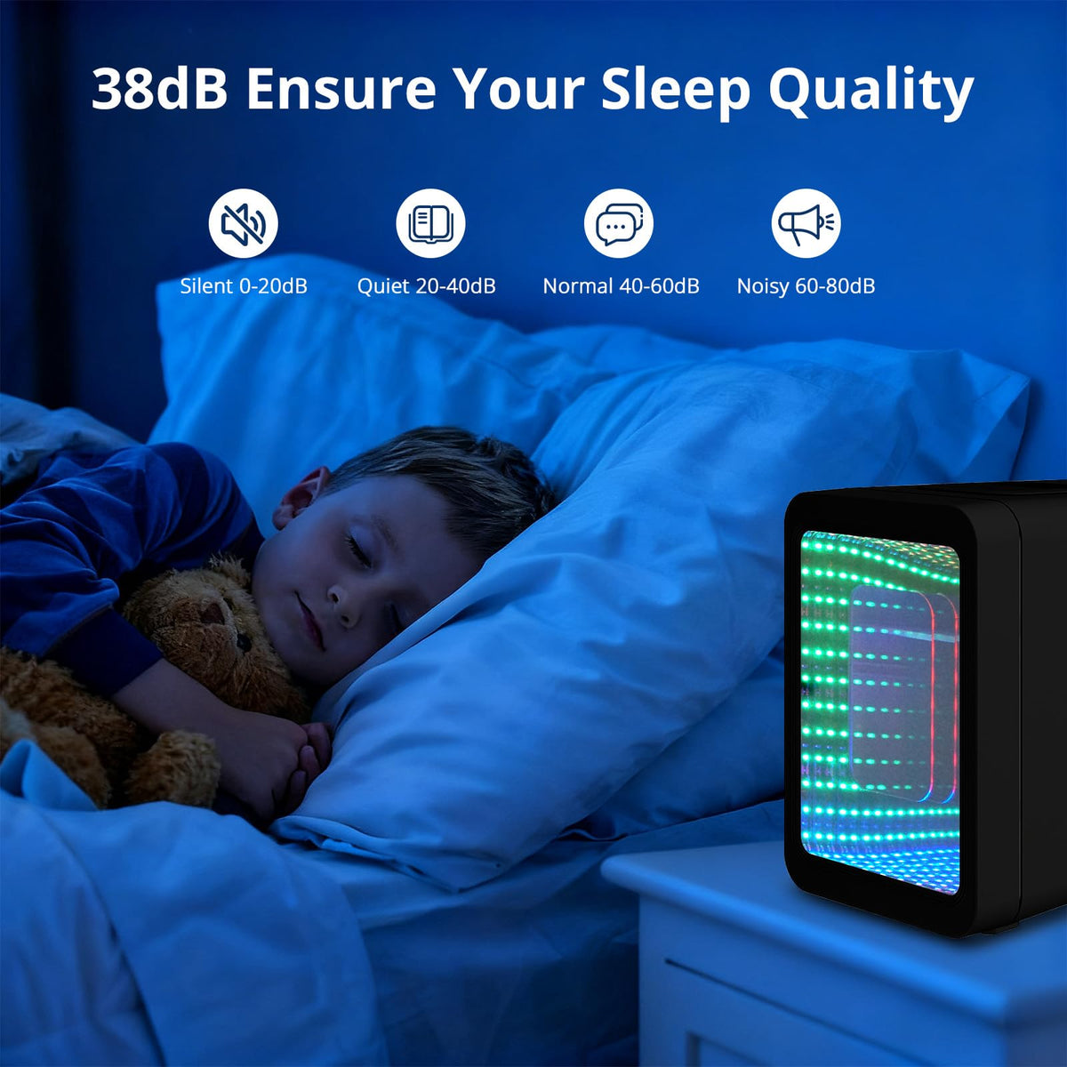4 Liter Mini Fridge with RGB LED Mirror, AC/DC Skincare Fridge
