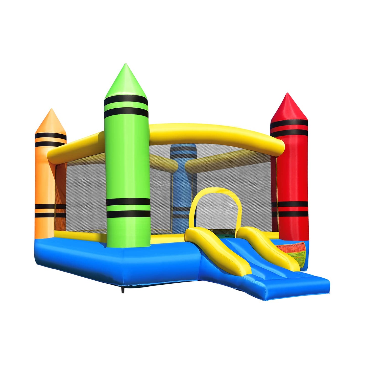 Maxmass Kids Inflatable Bouncy Castle with Slide — 260x205x190cm | Ages 3-10