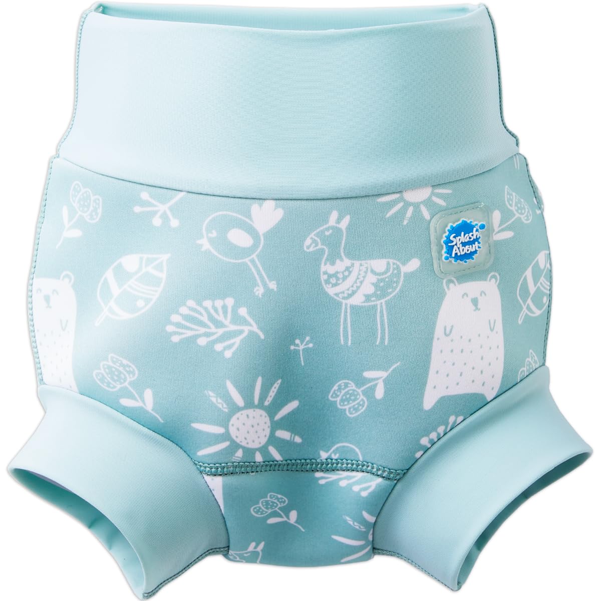Splash About Happy Nappy Wiederverwendbar Schwimmwindel, Forest Walk, 6-12 Monate Baby and Toddler Swim Nappy