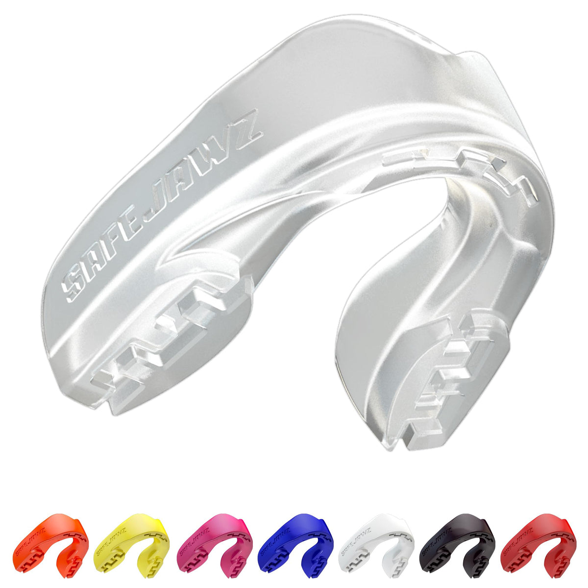 SAFEJAWZ Mouth Guard, Slim Fit Gum Shield for Adult & Junior with Case