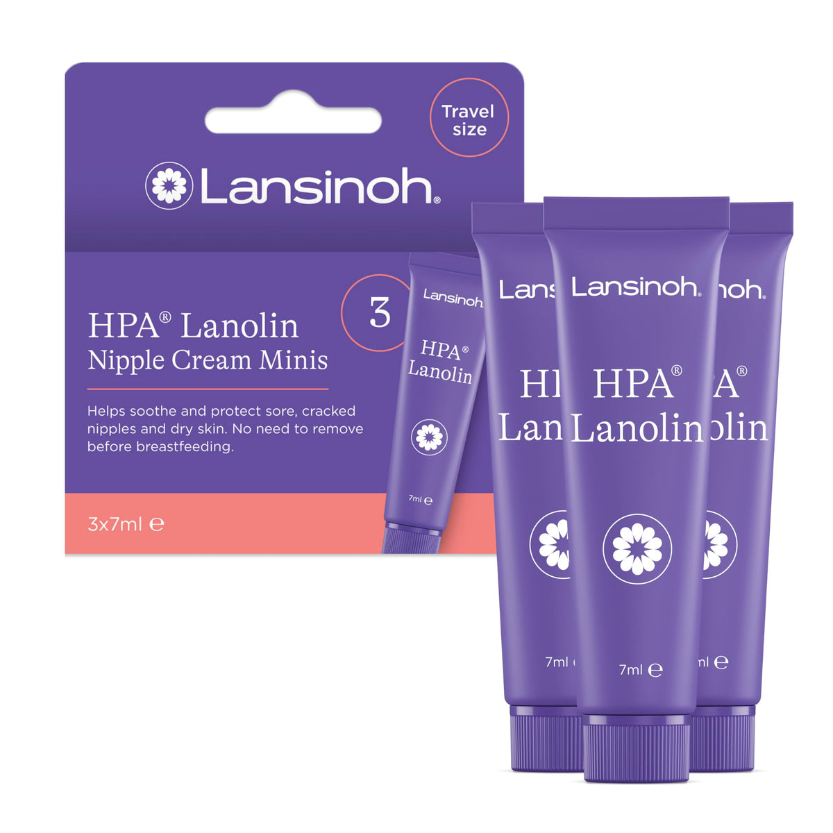 Lansinoh HPA Lanolin Nipple Cream - 40ml - 100% Natural Hypoallergenic