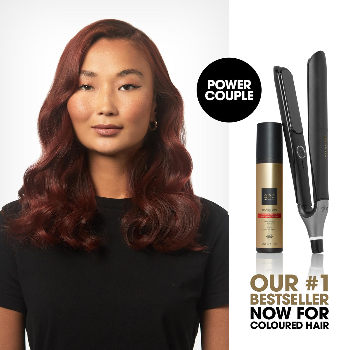 ghd Bodyguard Hair Heat Protect Spray, Lightweight Invisible Protection