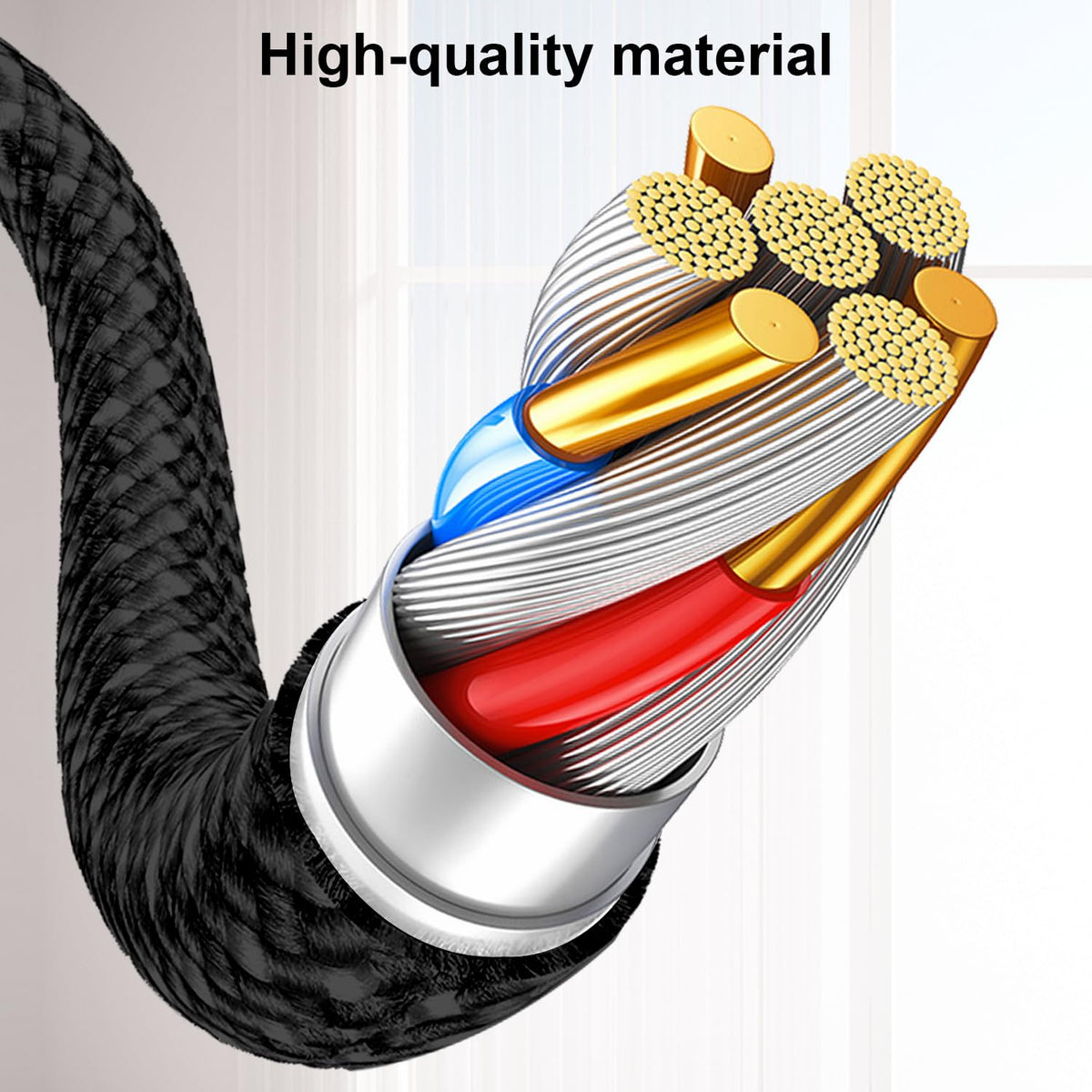 100W USB C Charger Cable 3M, iPhone 15 16 17 Charger Cable 3M Long USB C Cable Fast Charge Type C Fast Charging Lead Wire for iPhone Air/17/16 Pro Max/16e/15 Plus,iPad Pro/Air,Macbook,Samsung S25 S24
