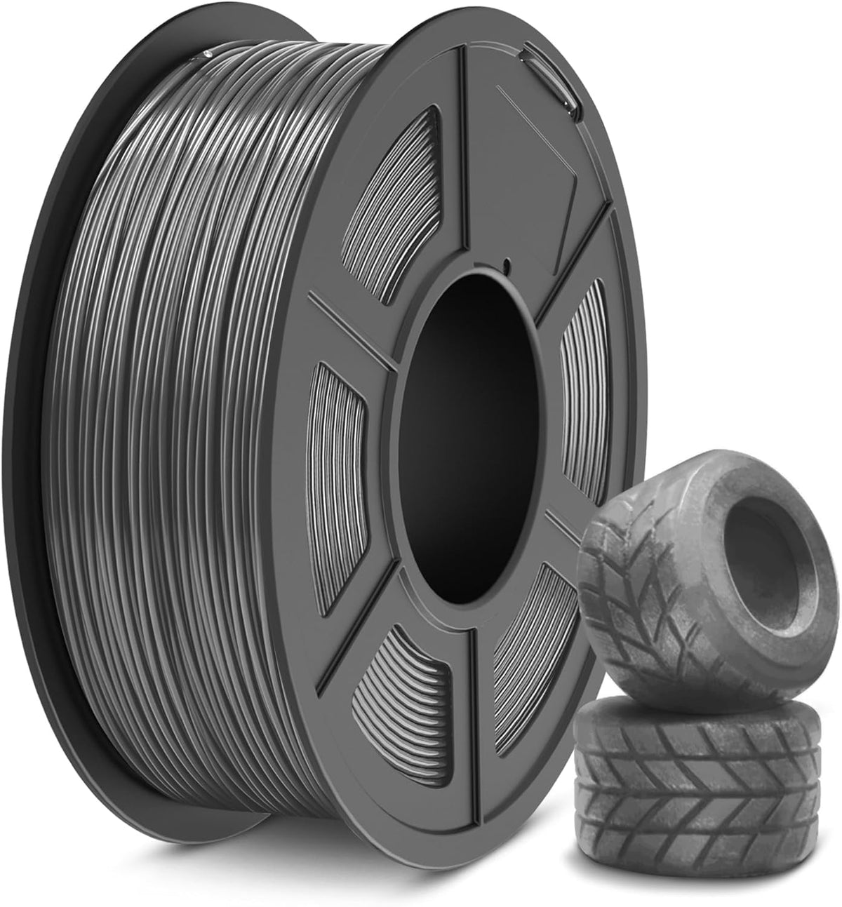 SUNLU TPU Filament TPU 95A 1.75mm Black, Flexible 3D Printer Filament