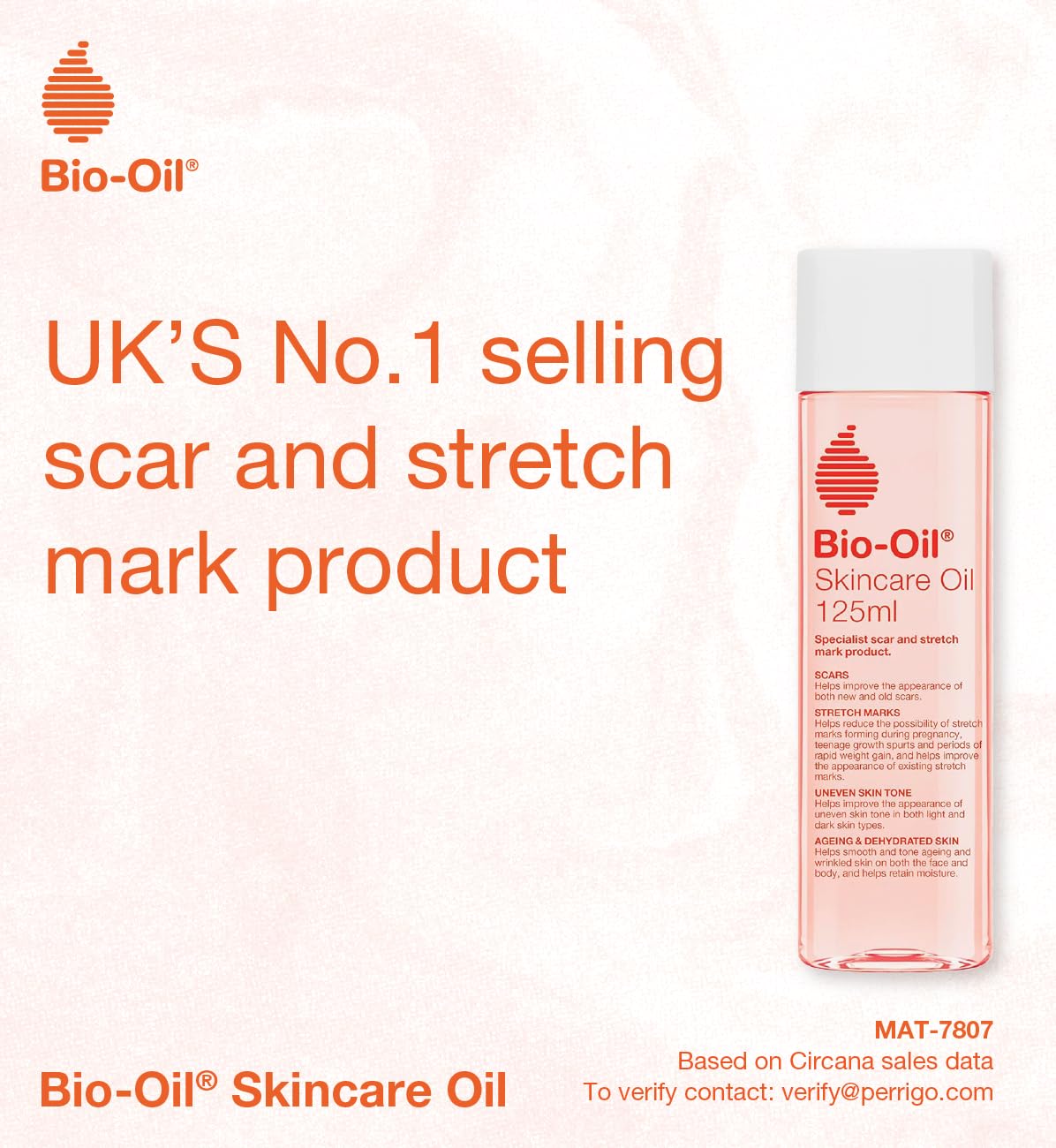 Bio-Oil Skincare Oil for Scars and Stretch Marks, 125ml