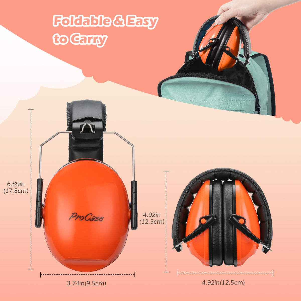 ProCase Ear Defenders for Children/Toddlers 3-16 Years SNR 27dB -Blue