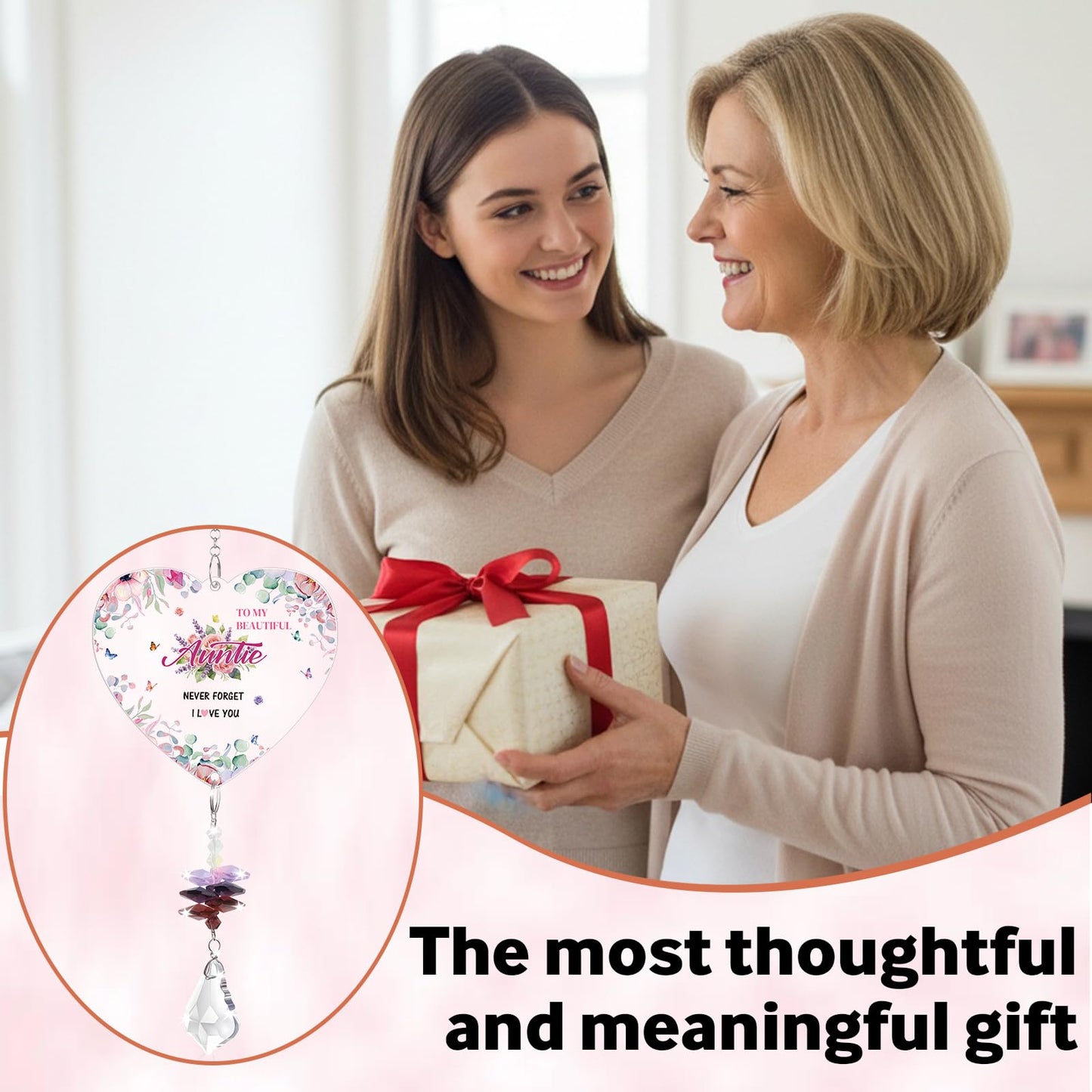 Gifts For Mum, Crystal Suncatcher, Mum Birthday Gifts From Daughters & Sons, Mothers Day For Gifts, Presents For Mummy On Christmas, Valentine's Day, Mother's Day