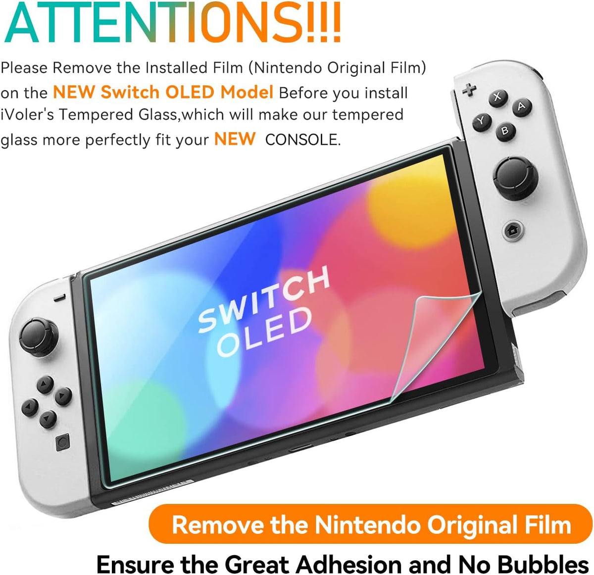 ivoler [4-Pack for Switch 2 Screen Protector with Alignment Frame Tool, 30-second installation- Bubble-Free Application - 9H Hardness -Tempered Glass Protection Film for Nintendo Switch 2 Model 2025