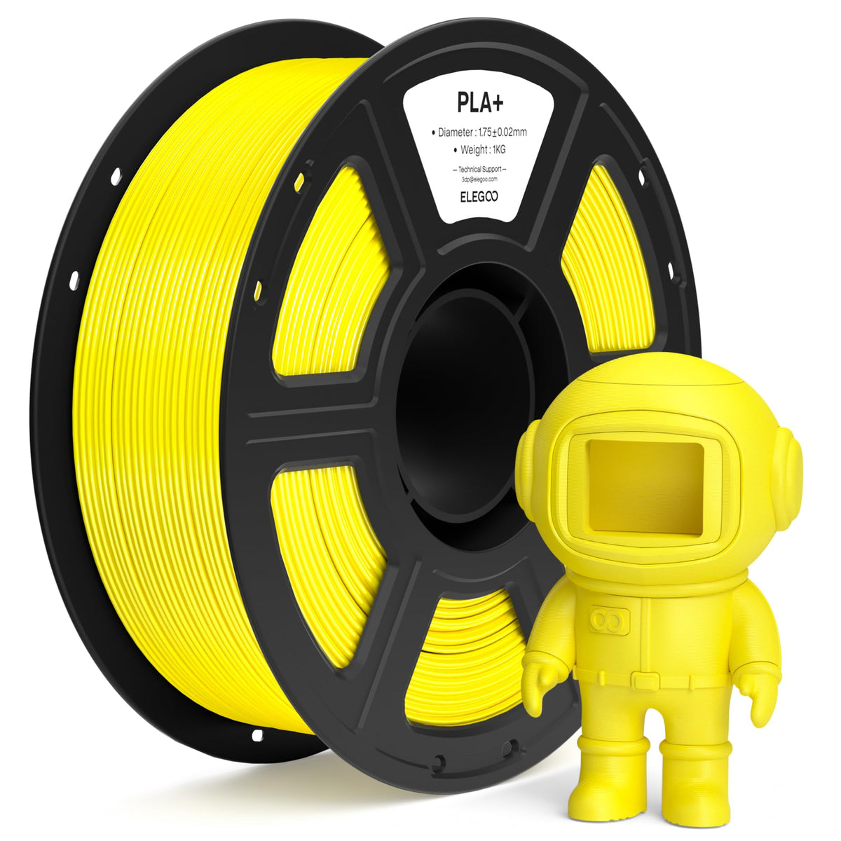 ELEGOO PLA+ 3D Printer Filament 1.75mm Pink 1KG
