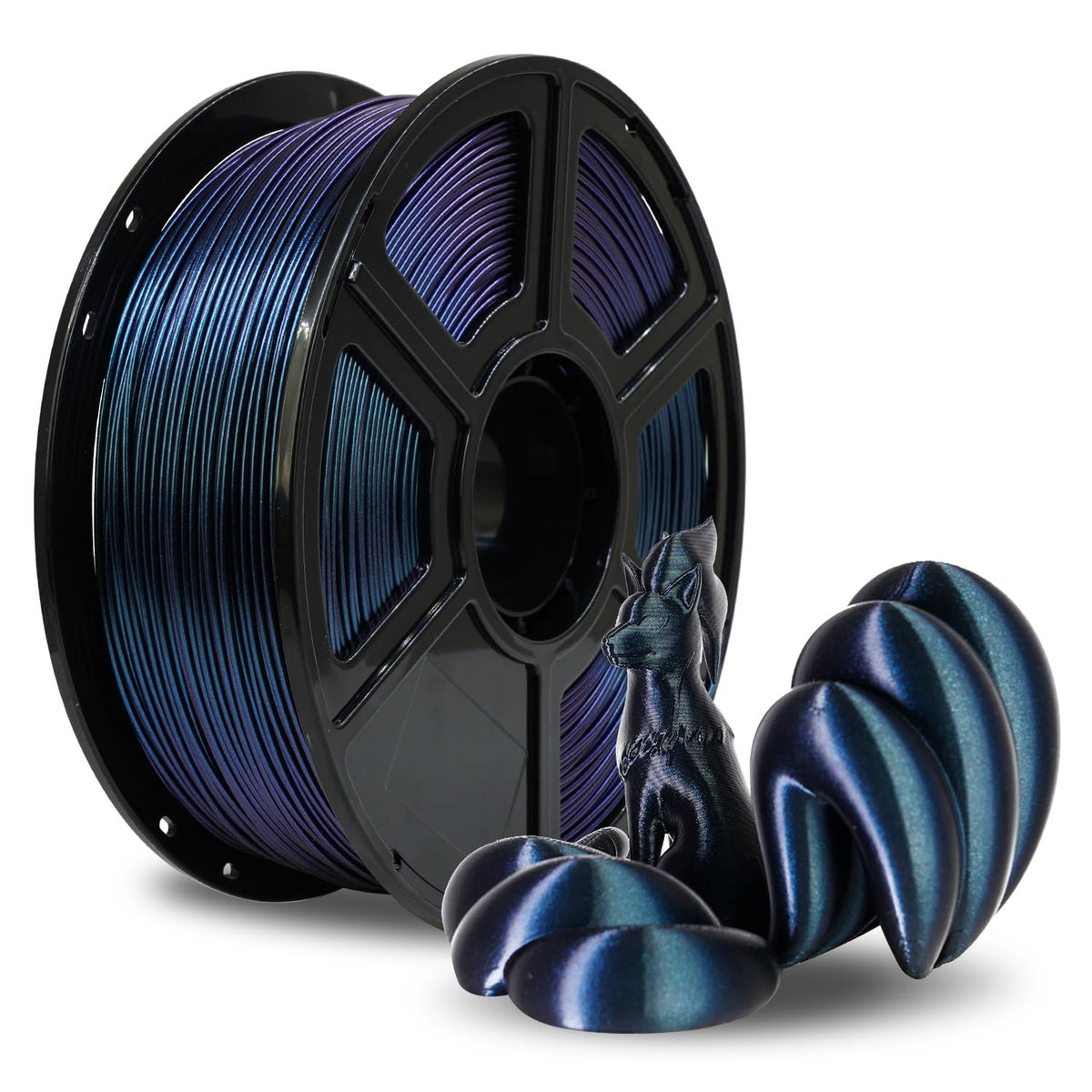 FLASHFORGE 3D Printer Filament, PLA PRO Filament 1.75mm, 1KG Spool (2.2lbs), Dimensional Accuracy +/- 0.02mm for FDM 3D Printers, Better Tenacity & No Knotting (White)