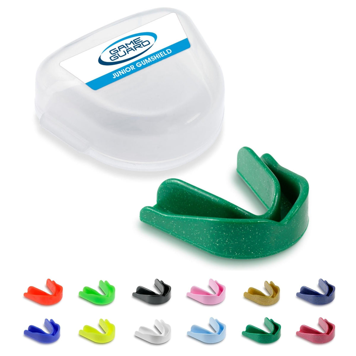 GAME GUARD Sports Mouthguard – Easy Fit Boil & Bite Gum Shield for Kids/Junior (Age 8+) – Mouth Guard for Rugby, Hockey, GAA – Ideal for Schools and Clubs (Baby Pink)