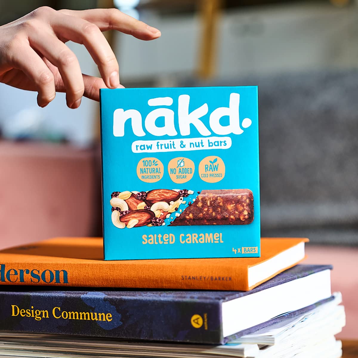 Nakd Bakewell Tart Natural Fruit & Nut Bars - Vegan - Gluten Free - Healthy Snack, 35 g (Pack of 18)