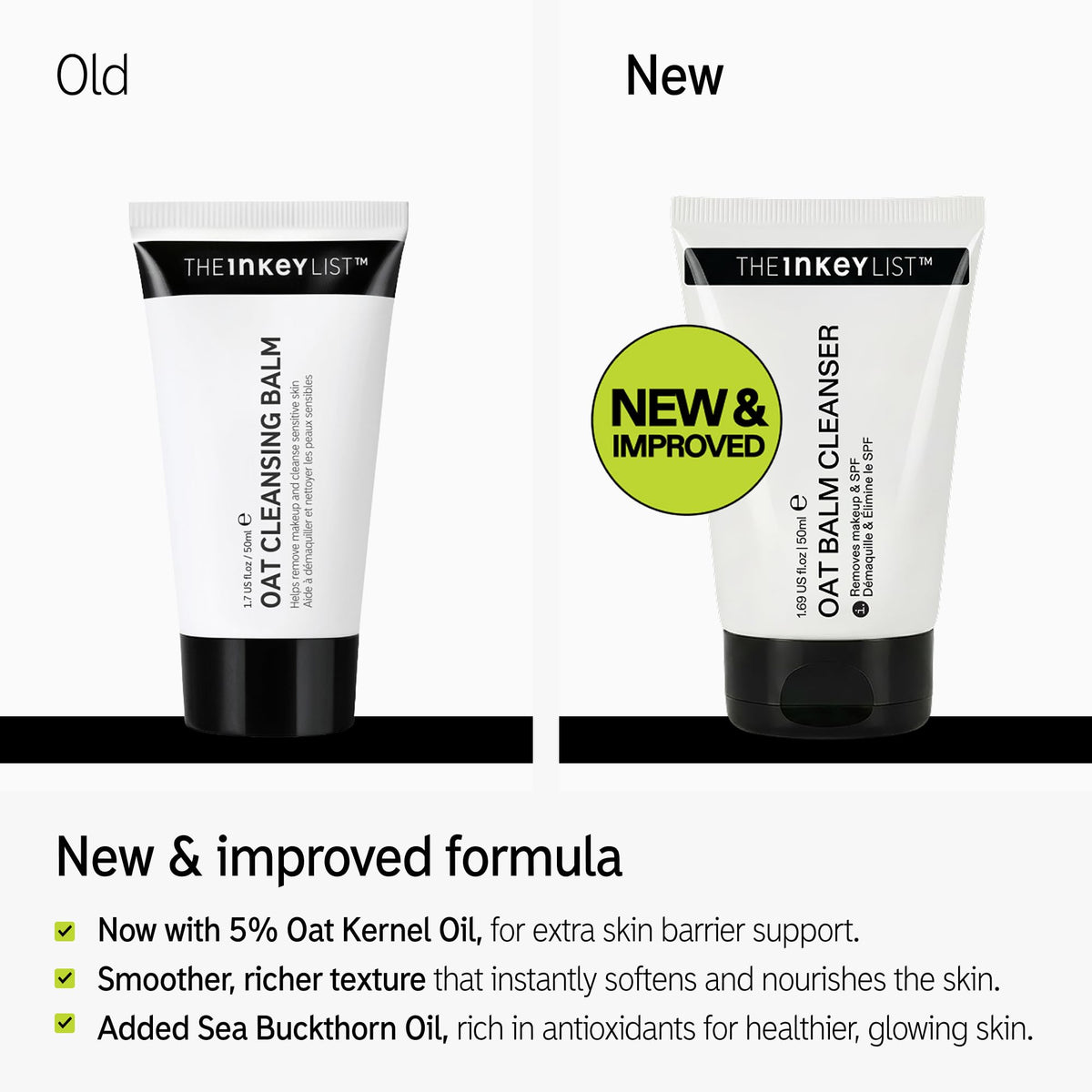 The INKEY List Oat Cleansing Balm 150ml - New & Improved Formula