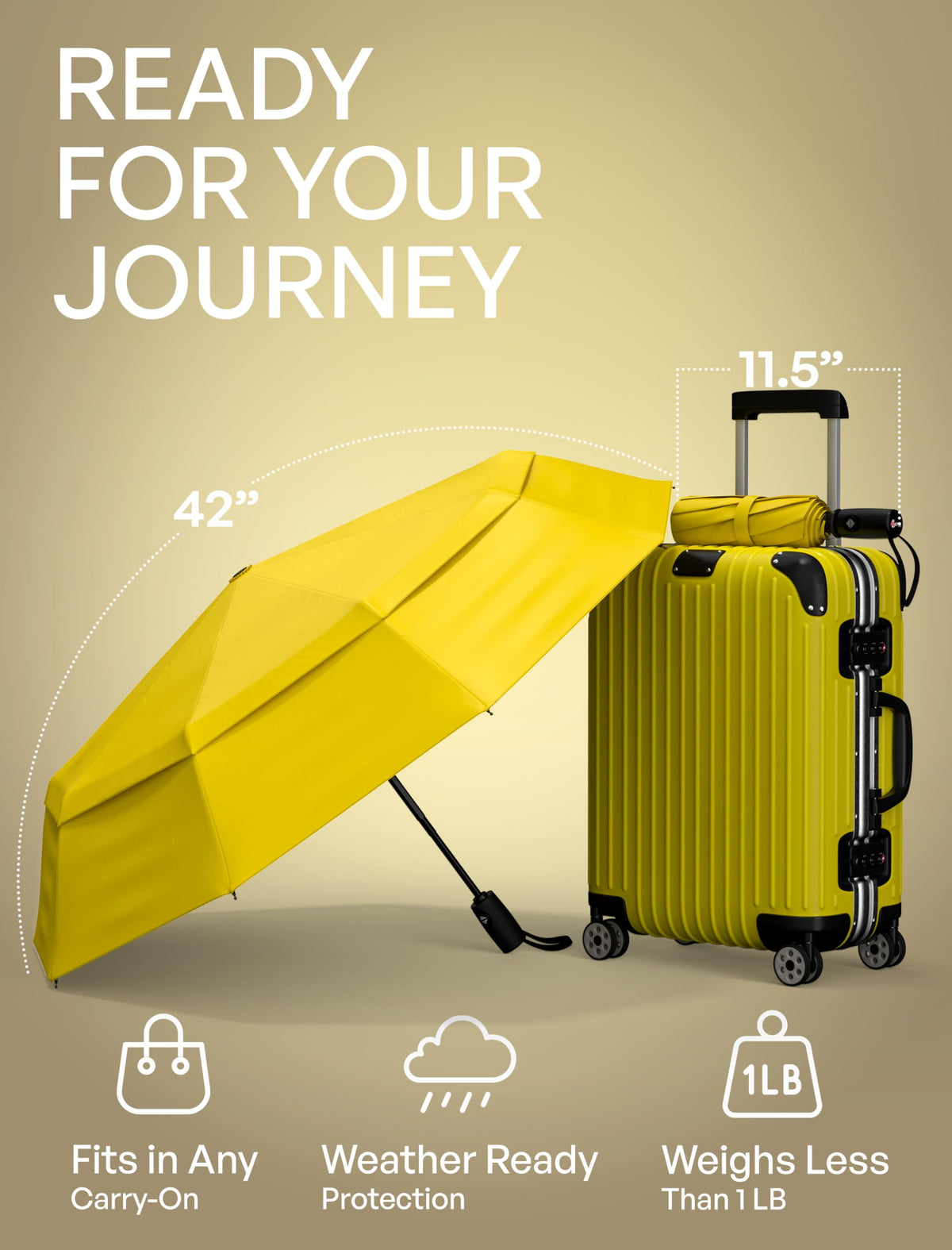 Repel Windproof Travel Umbrella - Compact & Withstands Winds up to 100MPH, Strongest Premium Auto Folding Umbrella for Rain and Sun - Durable, Light & Portable for Women & Men, Fits Backpack & Cars
