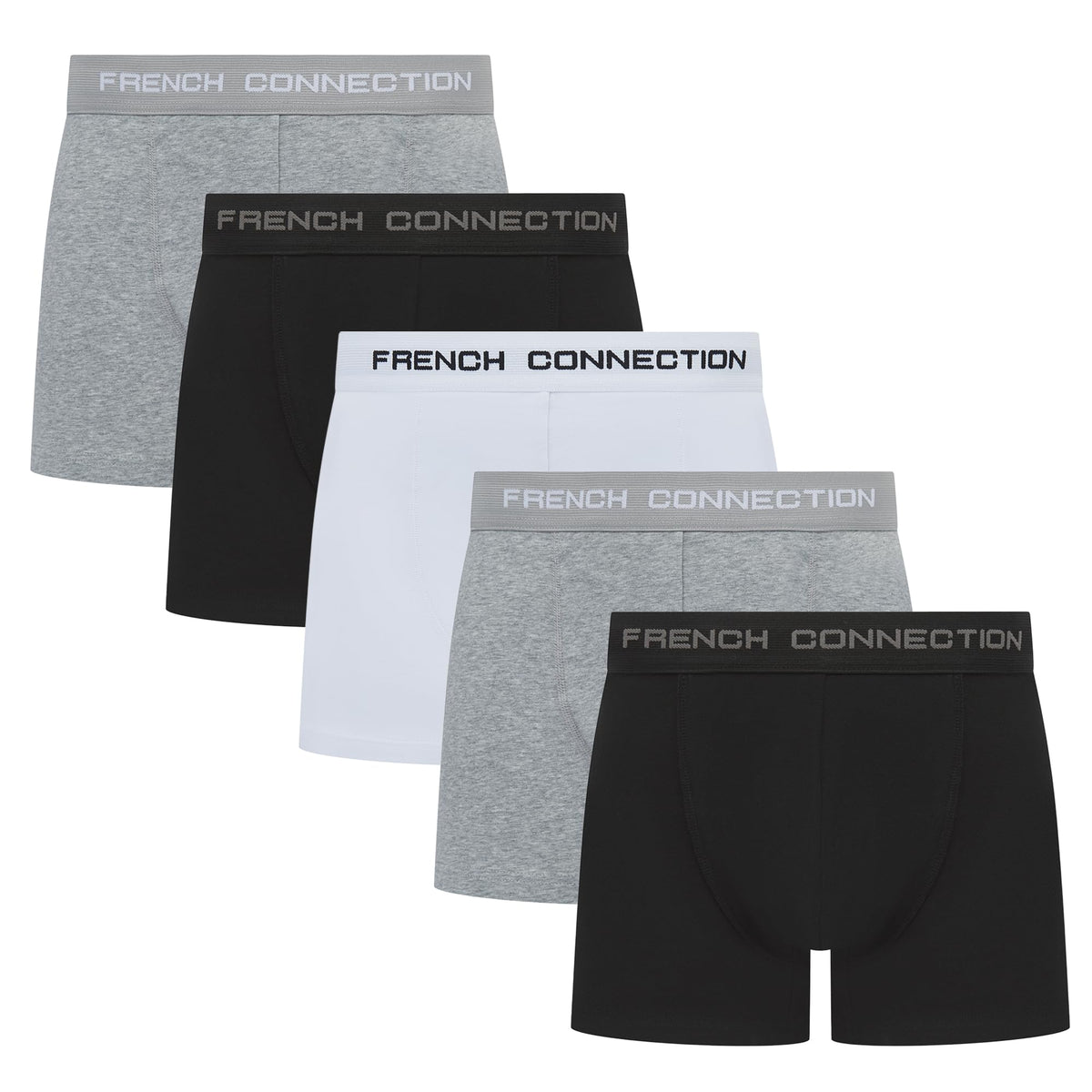 French Connection Mens Boxer Shorts Multipack Cotton Stretch Underwear