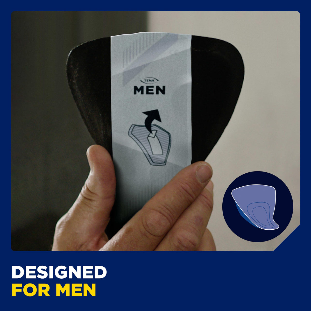 TENA Men Protective Underwear, Large, Level 4 for Heavy Bladder Weakness x 40