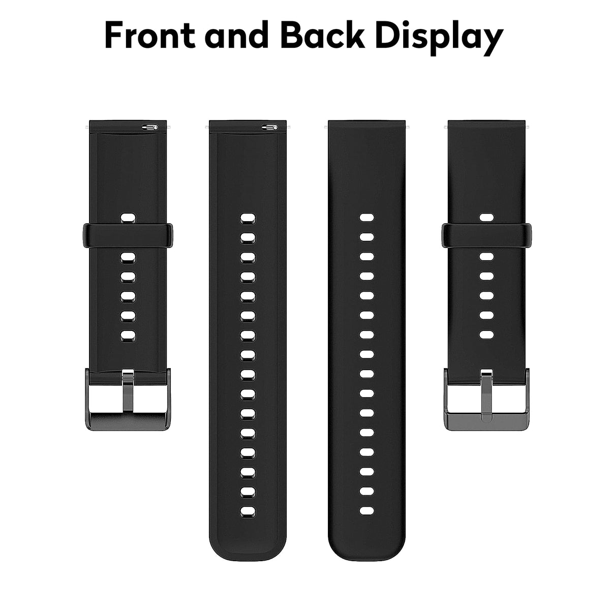 Silicone Strap,Quick Buckle Waterproof Soft Strap,Watch strap