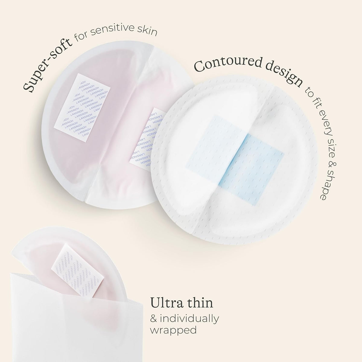 Lansinoh Disposable Breast Pads - Leakproof & Ultra Thin - 100 Pack