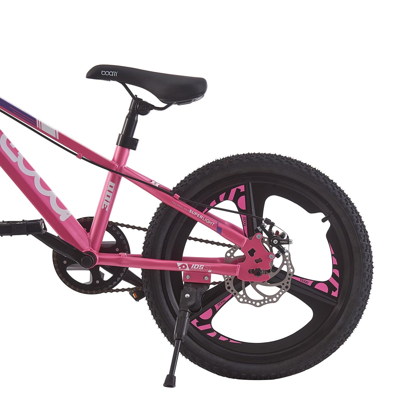 BSTSEL Kids Bike 18" 20" 22" 24" Inch Youth Bike Shock Absorber Bike,12.25-Inch Frame,V-Brakes,Suitable for 9-14 Year Old Boys and Girls Mountain Bikes Pink Blue Bicycle