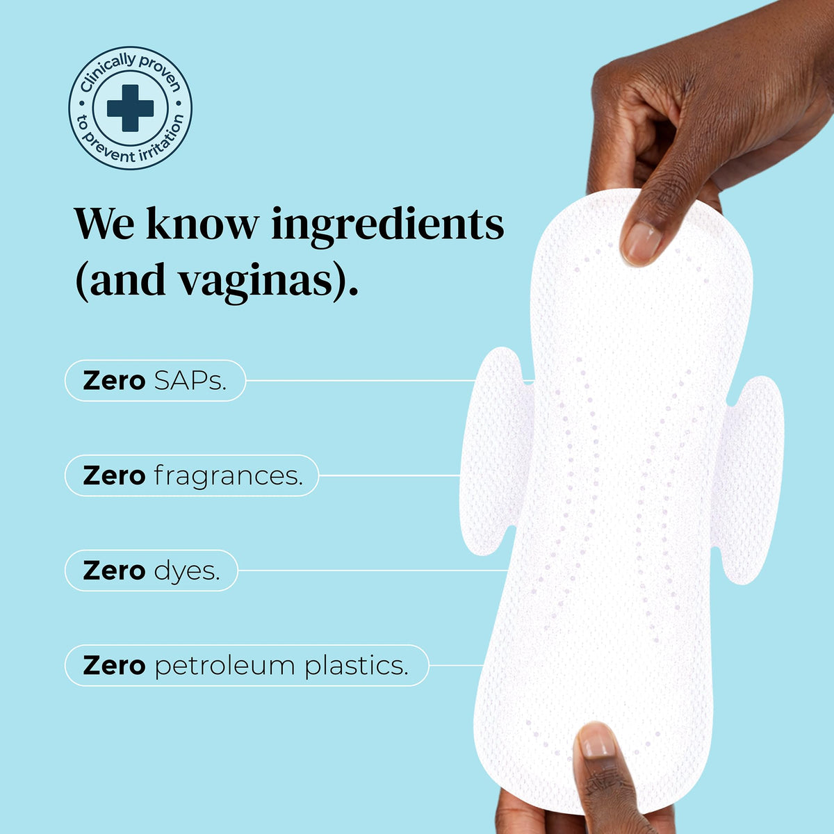 Mooncup Pads with Wings - Biodegradable Pads Made with Organic Cotton for Irritation-Free Period Care - Leakproof, Plastic-Free, Highly Absorbent Protection for Sensitive Skin - (20) Heavy/Night