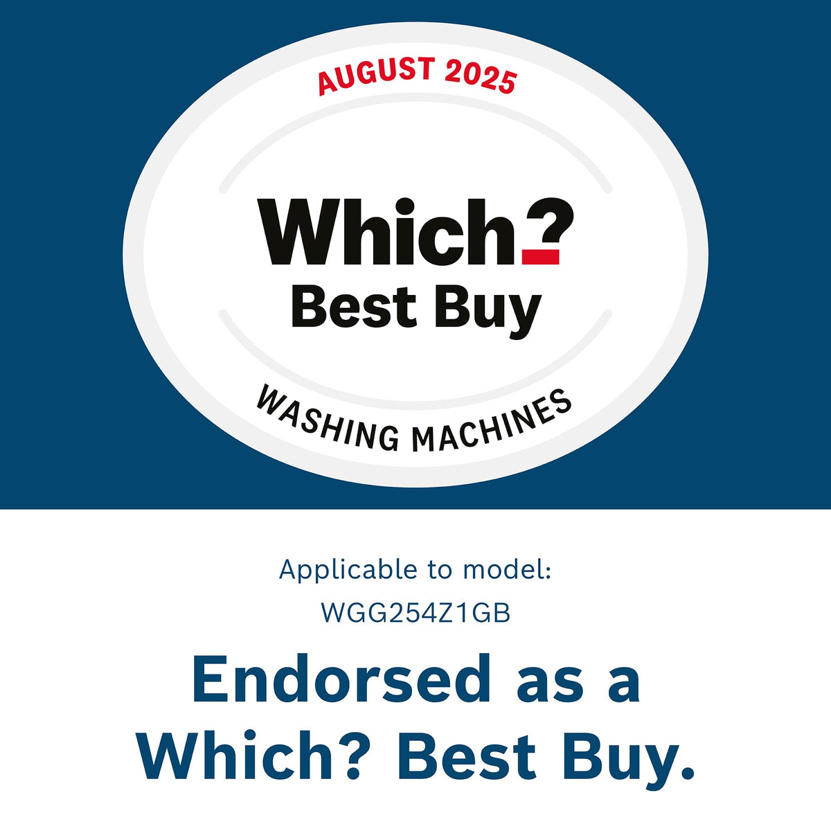 Bosch Series 6 WGJ25400GB Washing Machine, 10kg, 1400rpm, Energy Rating A, Freestanding, White