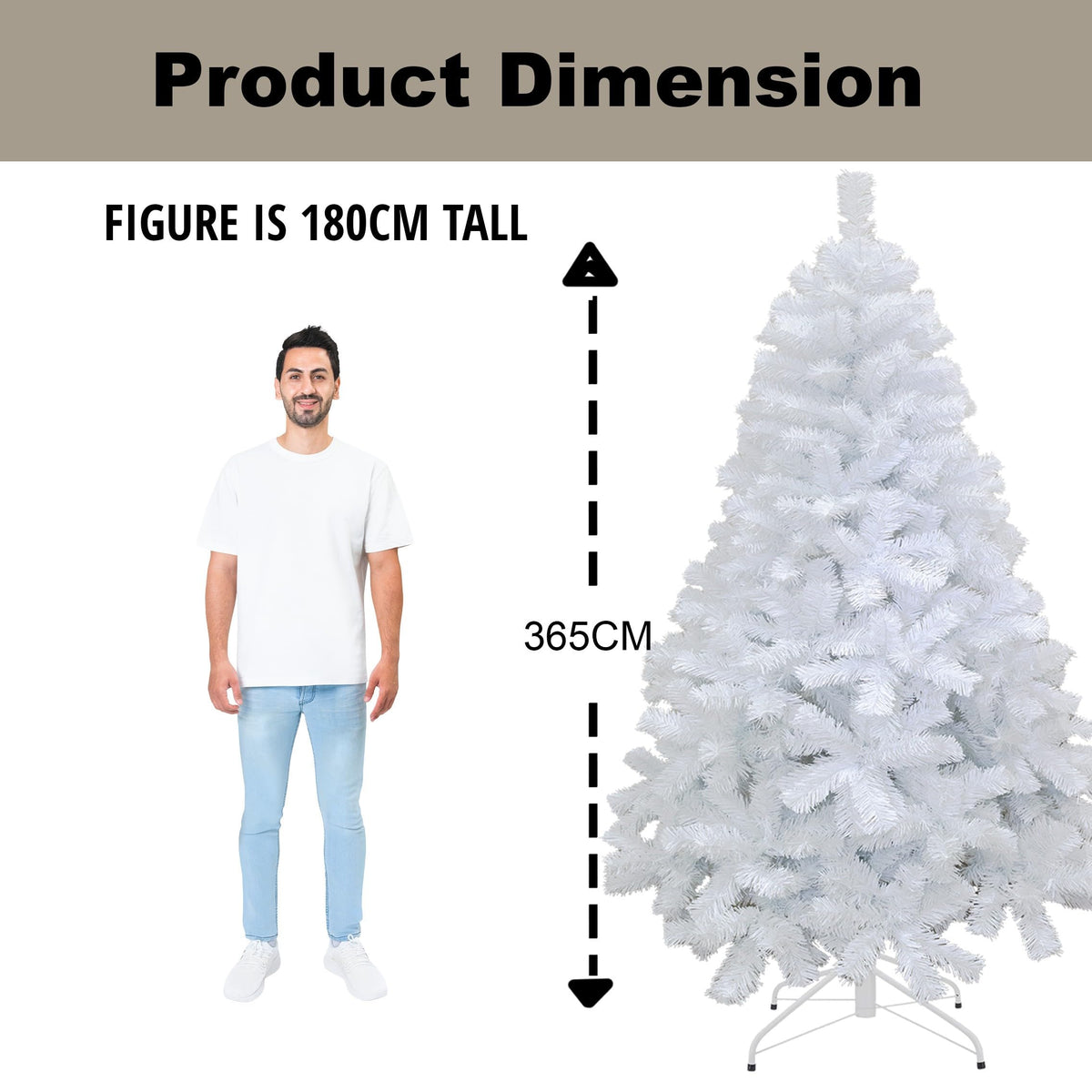 SHATCHI 6ft/1.8m Alaskan Pine Green Artificial Christmas Tree Bushy 550 Tips Xmas Home Decorationations Decorations