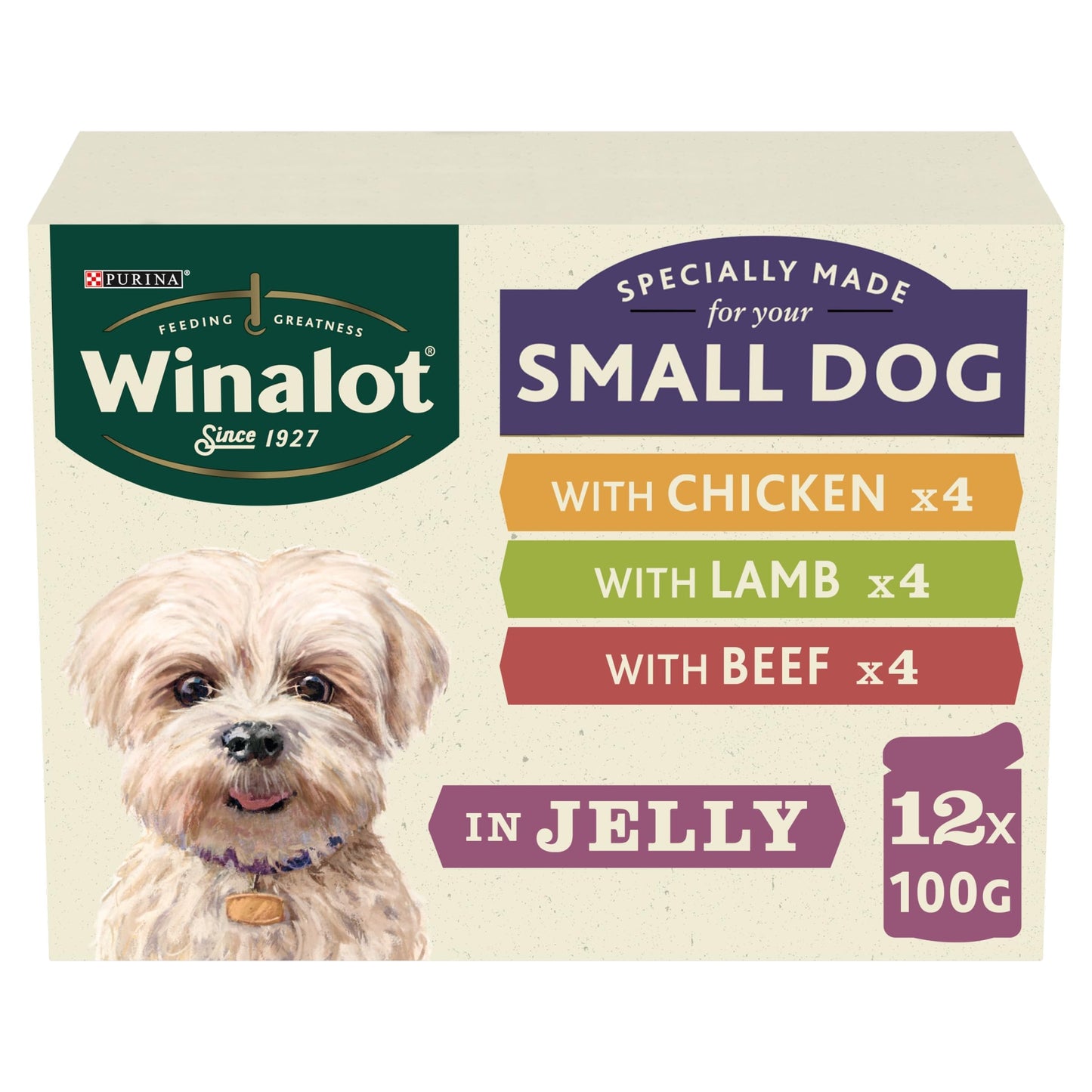 WINALOT Sunday Dinner Mixed in Gravy Wet Dog Food Pouches 40x100g