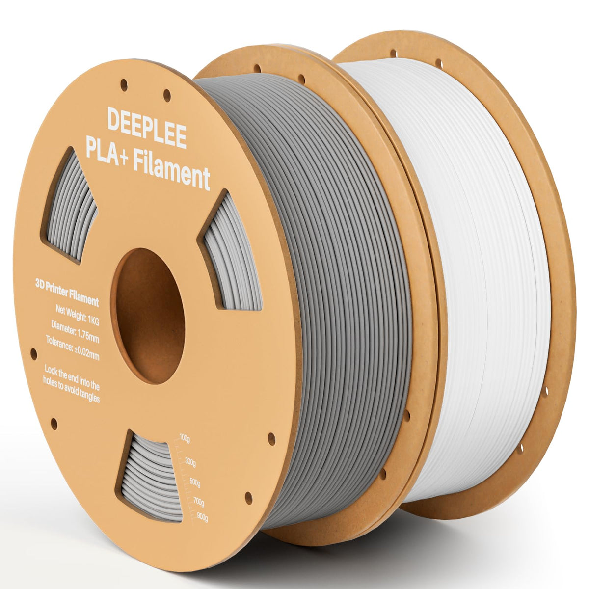 DEEPLEE PLA Plus 1.75mm Filament White 1kg